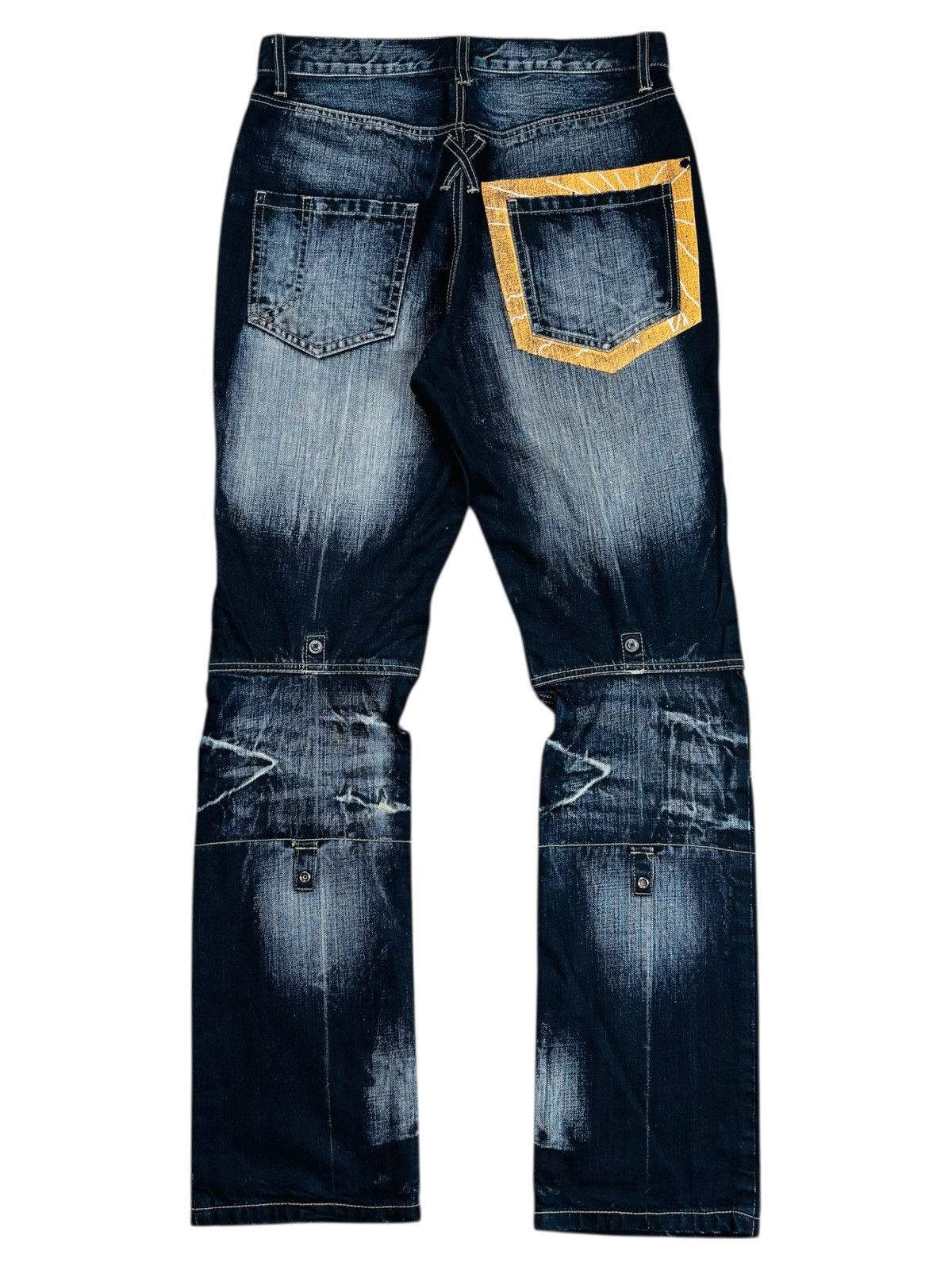 PPFM 2009 PPFM - Double Waisted Denim Pants Size US 29 - 2 Thumbnail