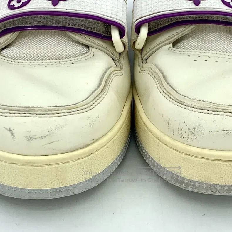 Louis Vuitton Louis Vuitton White logo presbyopic lace-up casual flat sn Size US 7 / EU 40 - 8 Thumbnail
