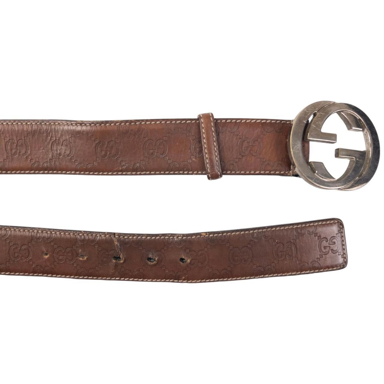 Gucci Vintage Gucci Monogram Belt Size W36 Size ONE SIZE - 6 Thumbnail