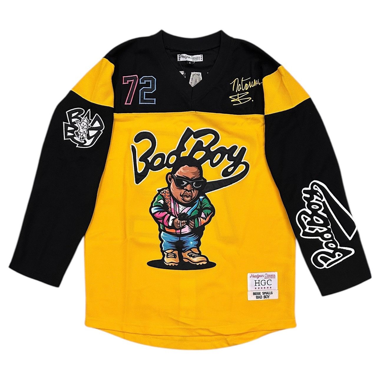 Other Bad Boy Records Biggie Smalls Headgear Classic Hockey Jersey Size US L / EU 52-54 / 3 - 1 Thumbnail