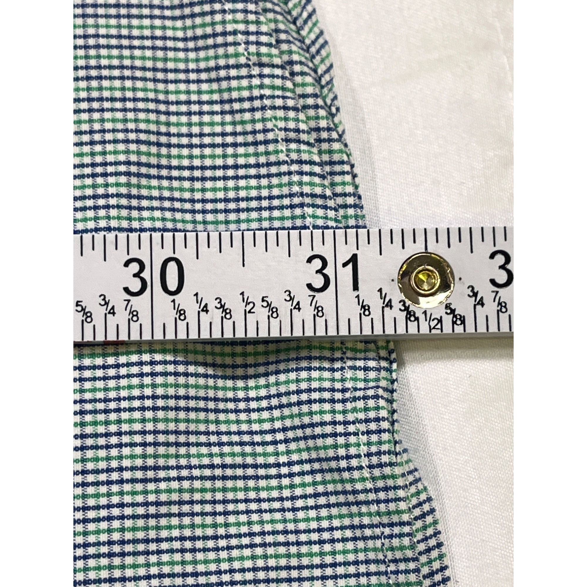 Ralph Lauren Ralph Lauren SKU 7741 Mens Blue and Green Plaid Long Sleeve Size US XL / EU 56 / 4 - 6 Thumbnail