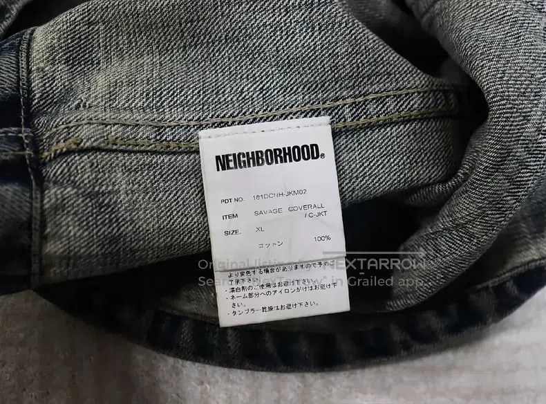 Neighborhood Neighborhood Denim Jacket XL Washed Oil Stained Aged Size US XL / EU 56 / 4 - 9 Thumbnail
