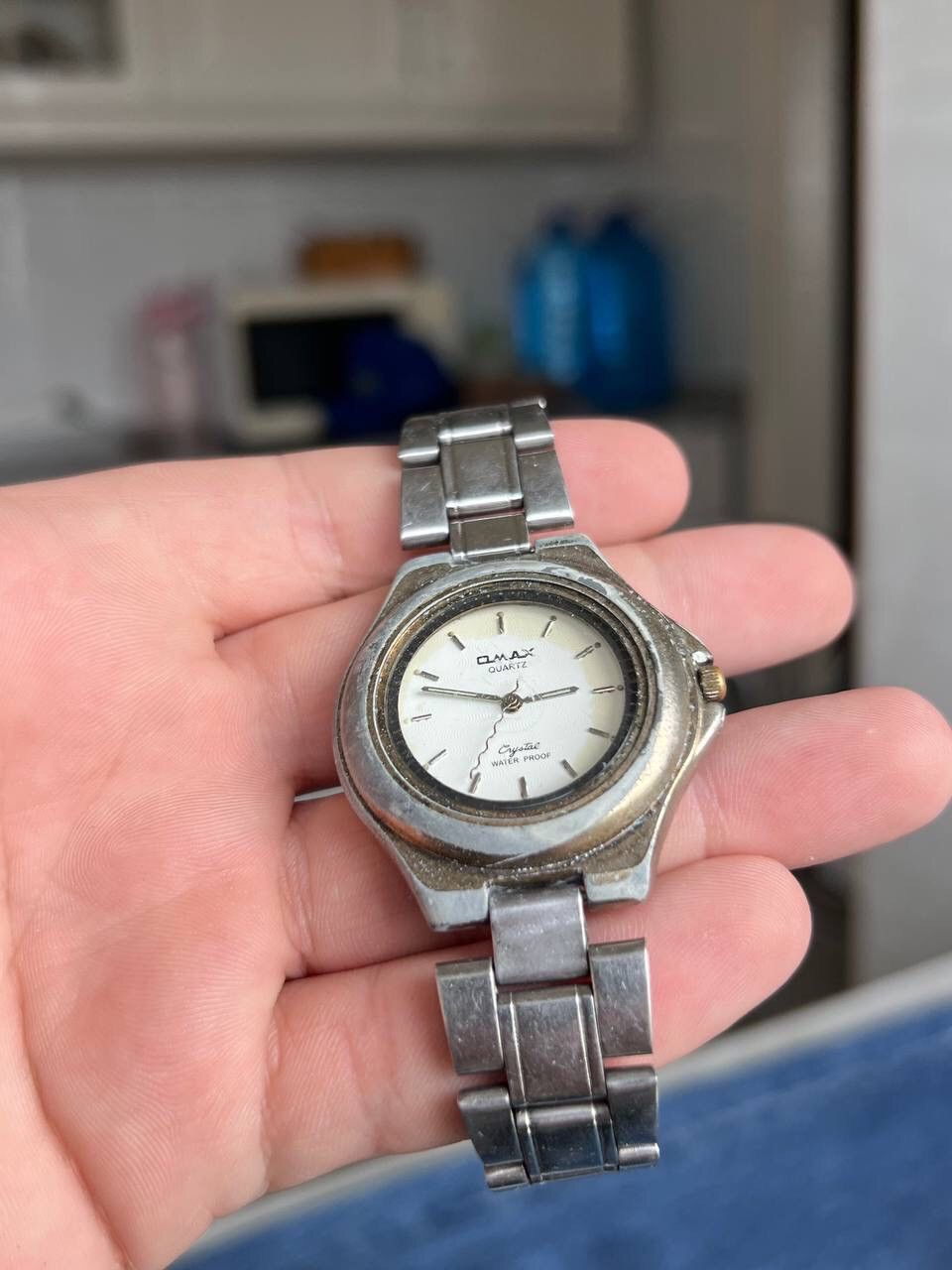 Japanese Brand × Vintage Vintage Japanese style 90s Omax Japan Watch Futuristic Steel Size ONE SIZE - 2 Thumbnail