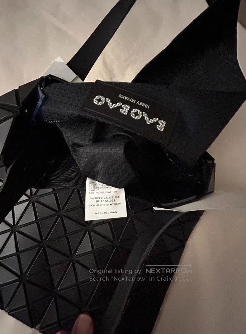 Issey Miyake Issey Miyake 7-grid Matte Black Bag Size ONE SIZE - 3 Thumbnail