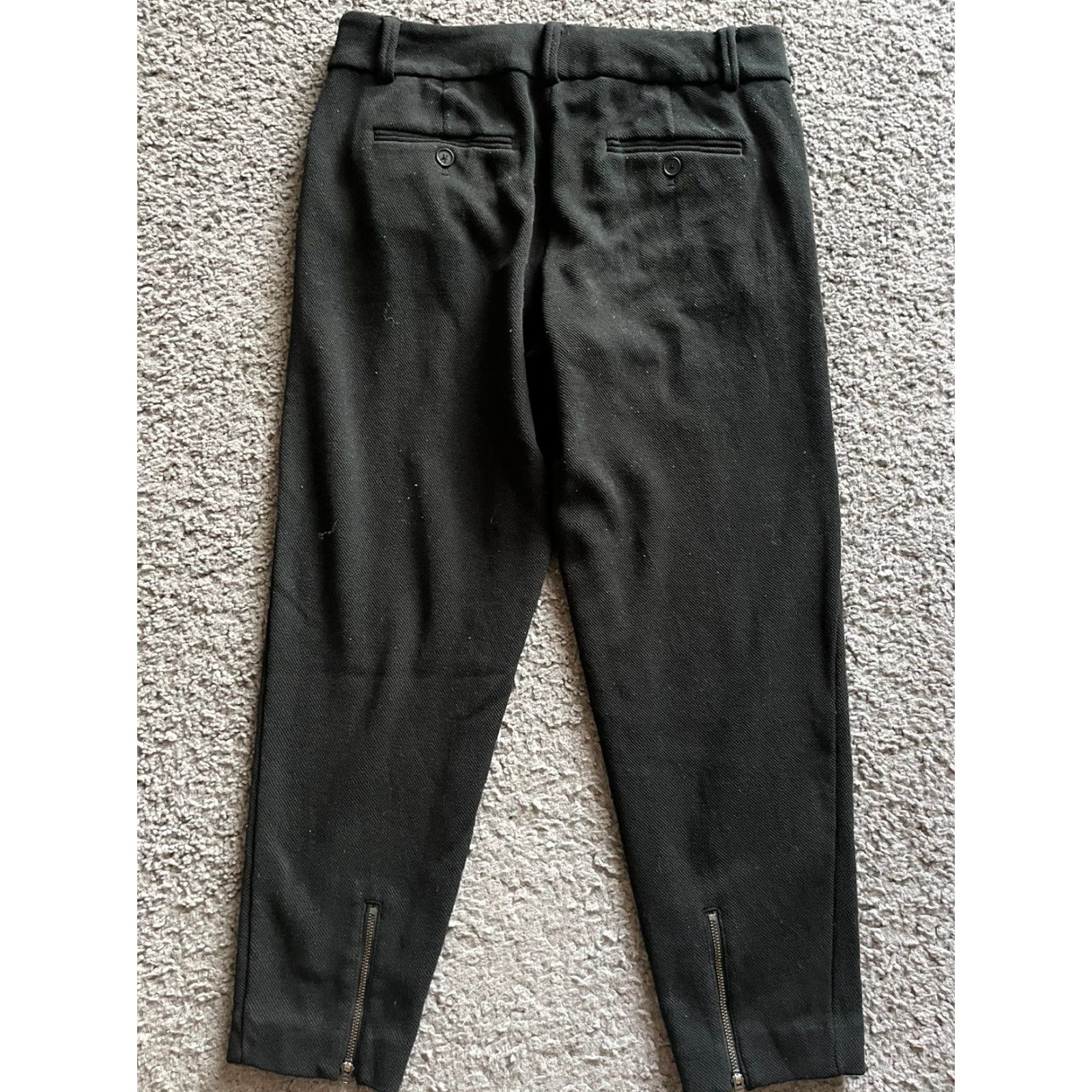 Ann Taylor VINTAGE Ann Taylor Loft High Waist Womens 6 Black Skinny Ankle Pants Stretch Adult Regular 6 Black Skinny Ankle Pants City Modern Classic 90s Mens? Size 28" / US 6 / IT 42 - 3 Thumbnail