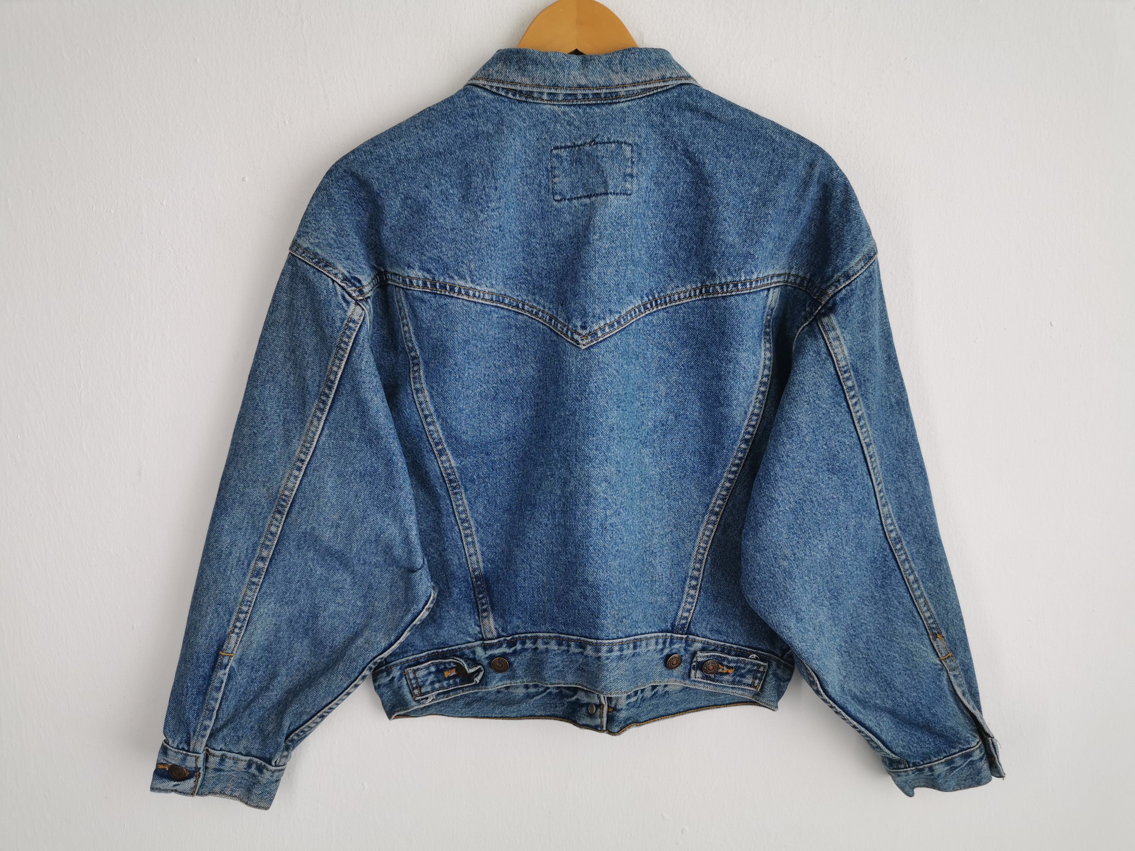 Levi's Vintage 90s Levis Denim Jeans Jacket Made In USA Size M Size US M / EU 48-50 / 2 - 2 Thumbnail