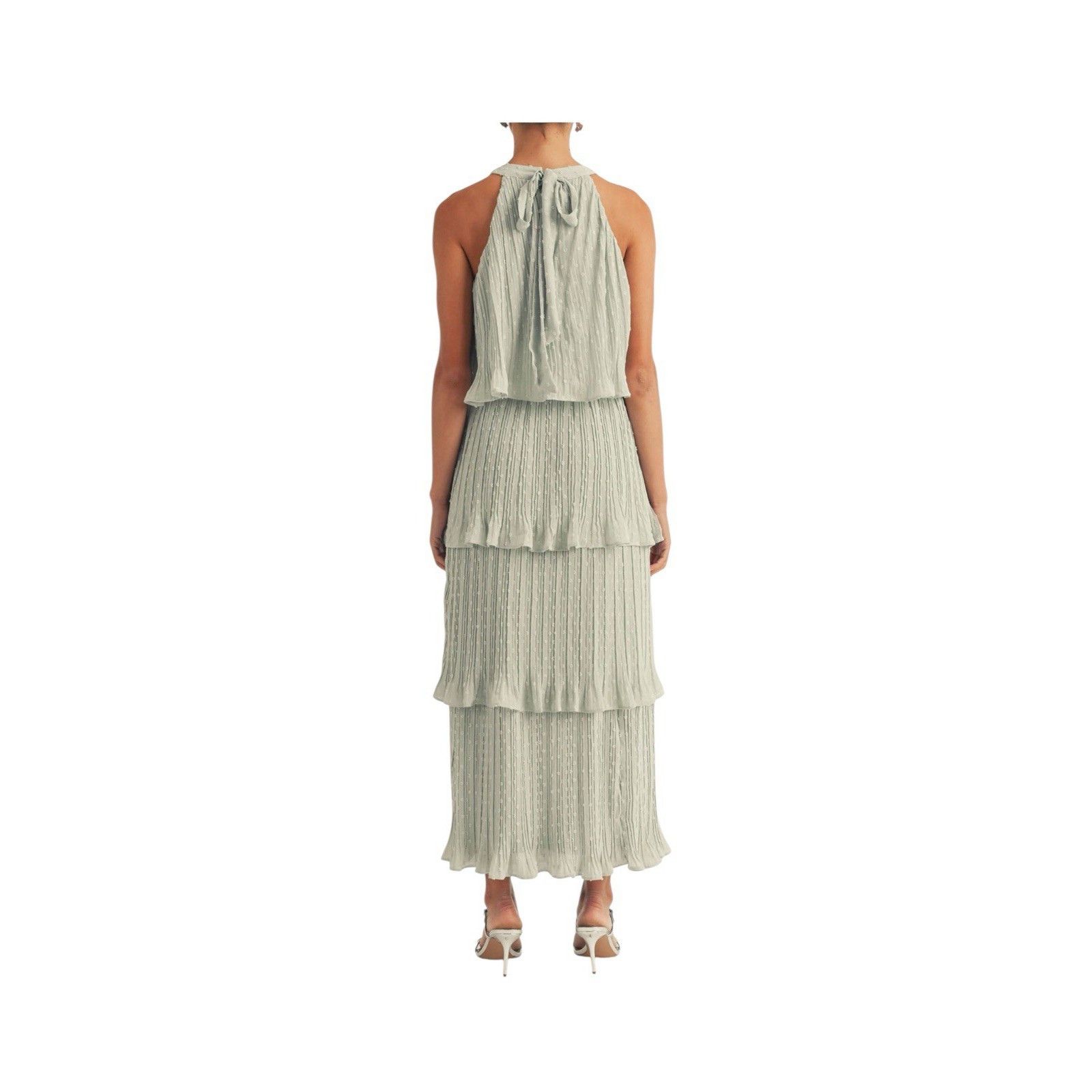 Other NWOT AROSE STUDIO TIERED CHIFFON DRESS Size XL / US 12-14 / IT 48-50 - 2 Thumbnail