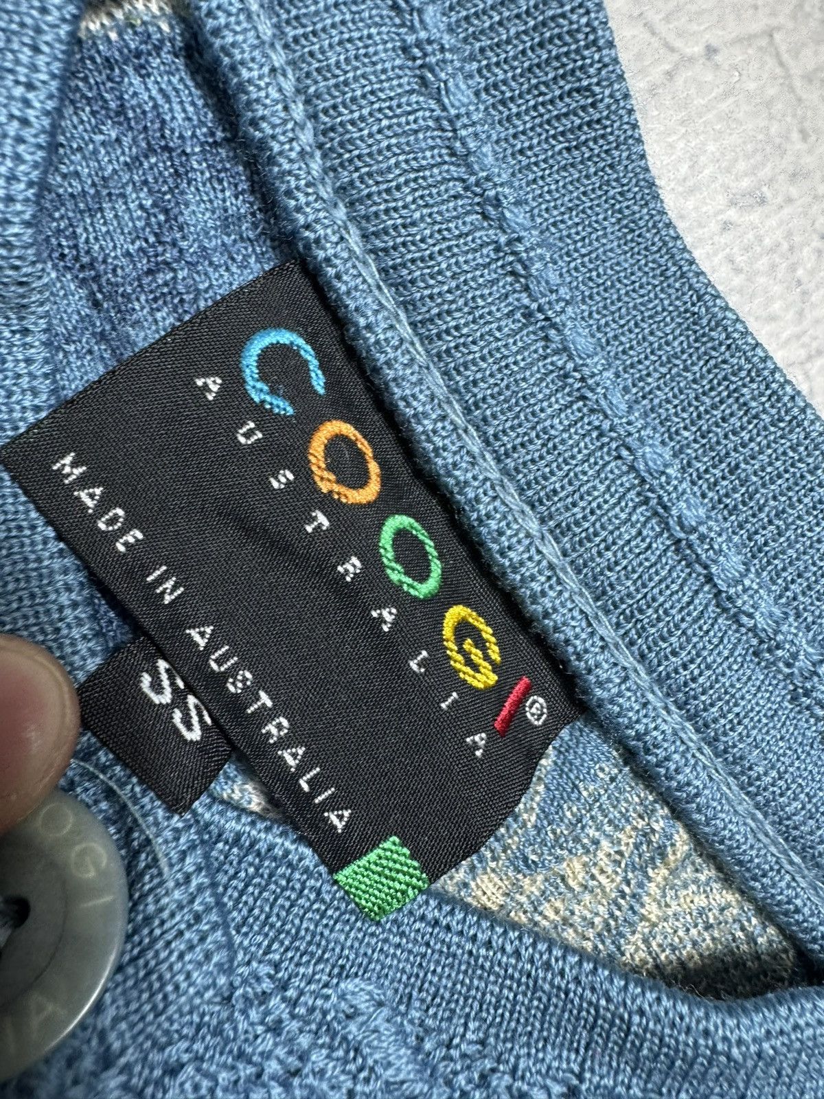 Coogi Coogi Australia Men’s Wool 3D Sweater Cardigan Size S Size US S / EU 44-46 / 1 - 6 Thumbnail