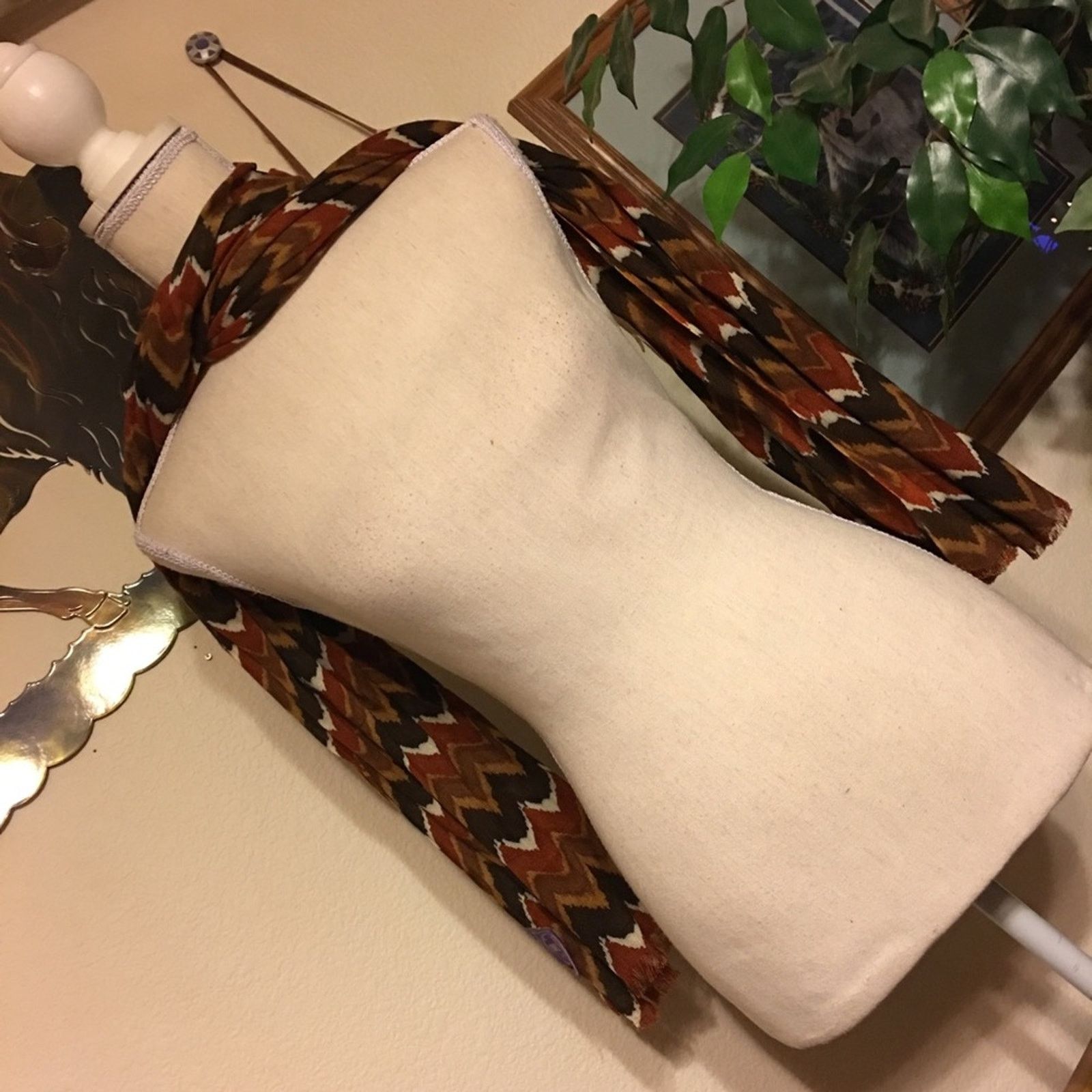 Other Curations brown chevron pattern scarf wrap 78”L Size ONE SIZE - 3 Thumbnail
