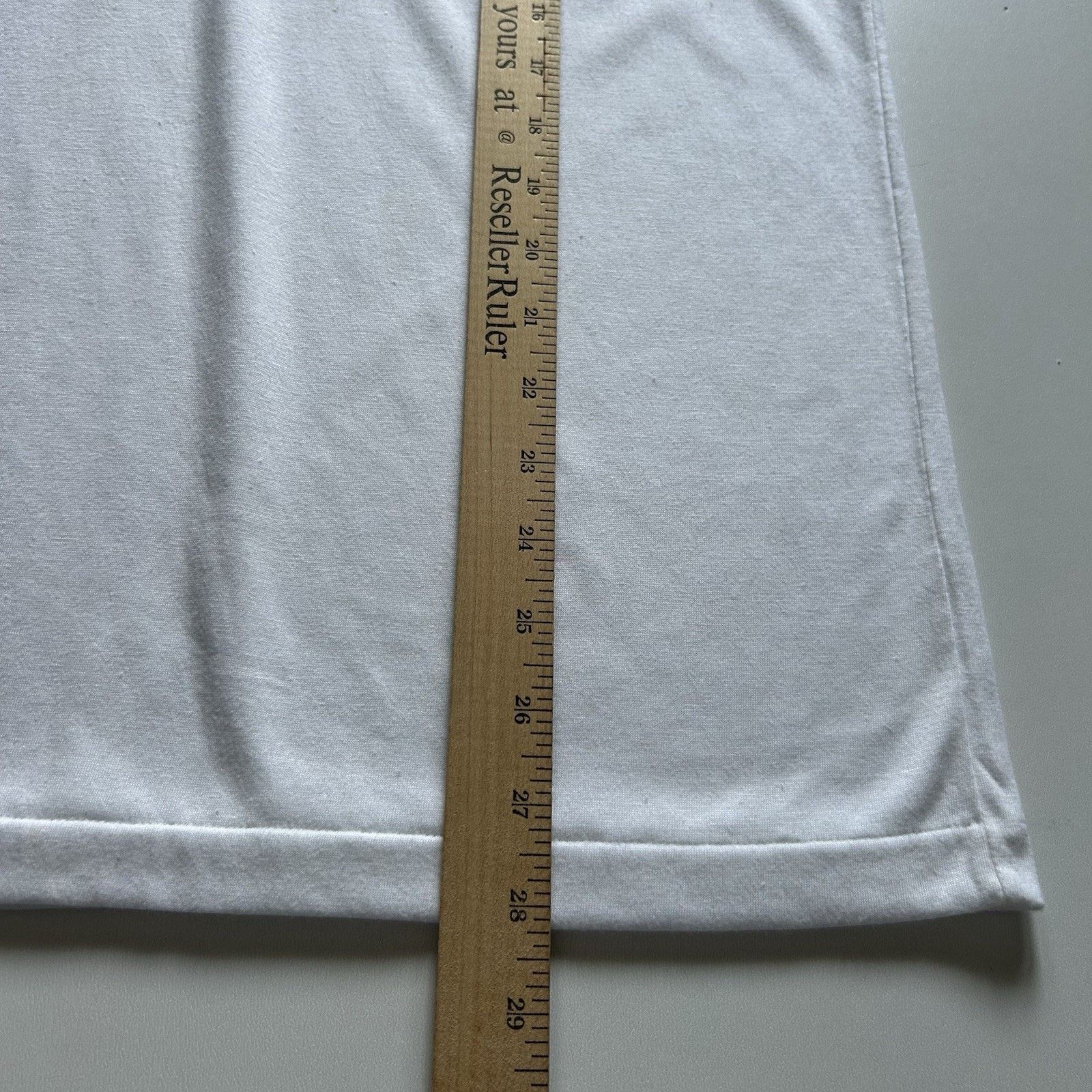 Nike × Vintage Vintage 80s Nike T Shirt Large White Blank Single Stitch Size US L / EU 52-54 / 3 - 5 Thumbnail