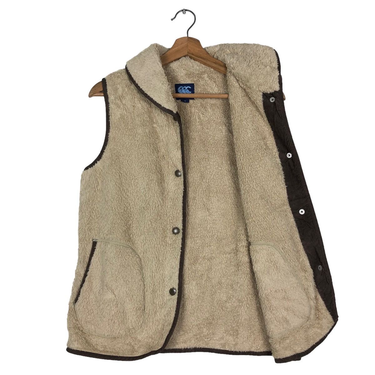Canterbury of New Zealand 🔥VINTAGE FLEECE VEST DIPE PILE CANTERBURY Size US M / EU 48-50 / 2 - 11 Thumbnail