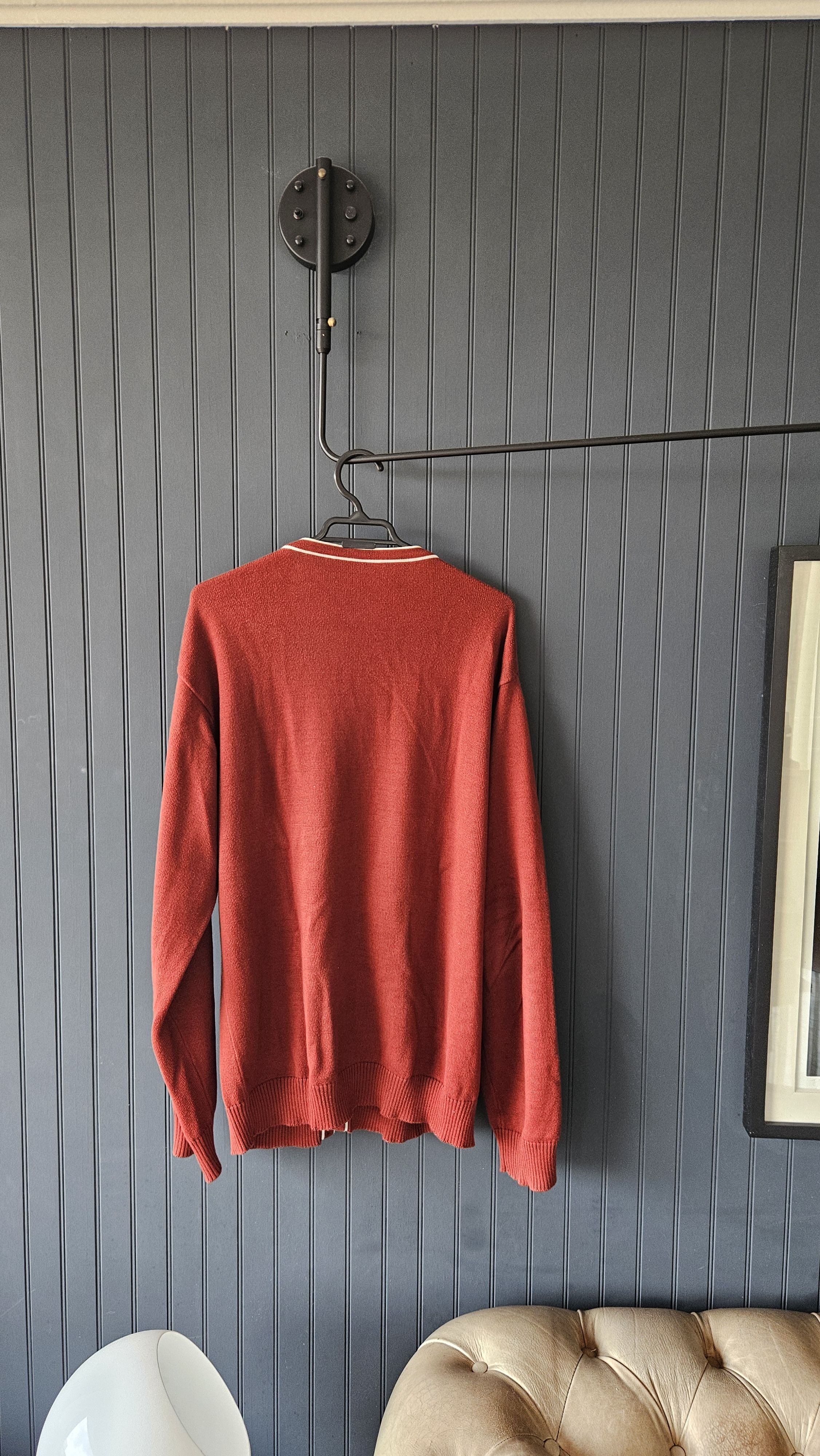 Other Red Cardigan with white stripe Size US XL / EU 56 / 4 - 3 Thumbnail