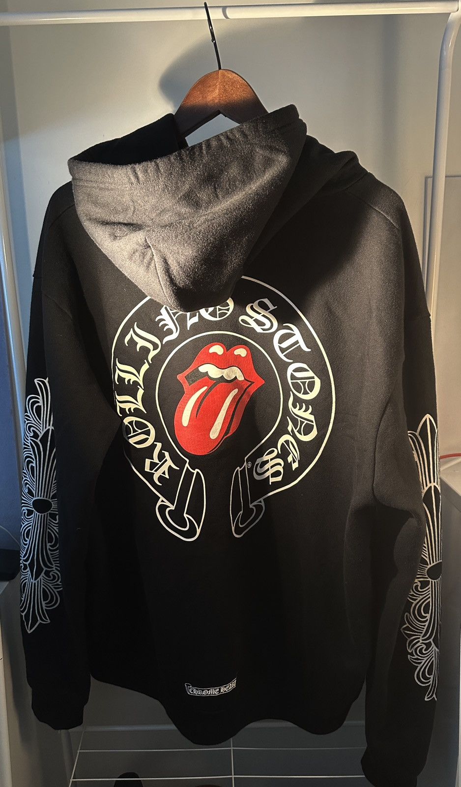 ◆Chrome Hearts x Rolling Stone Lips オンライン限定 パーカー Rolling Stones Chrome Hearts Hoodie | Grailed