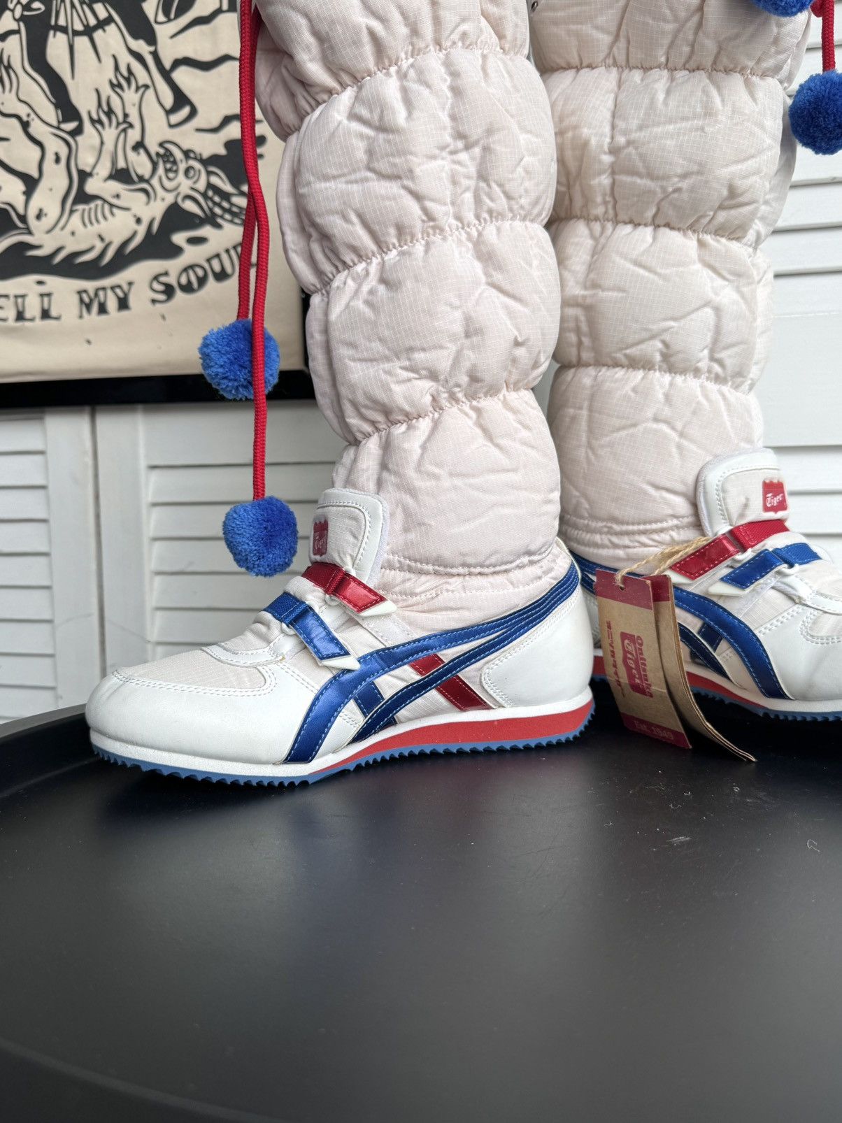 Asics Vintage ASICS Onitsuka Tiger Fur Snow Ski Boots High Y2K Size US 4 / IT 34 - 17 Thumbnail