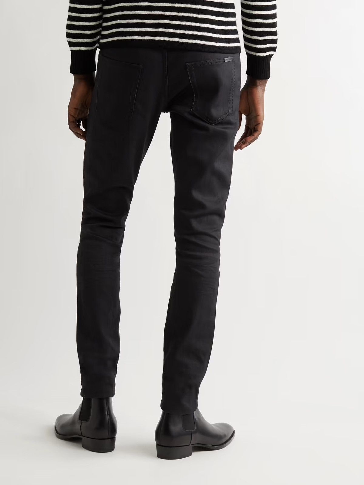 Saint Laurent Paris D02 Skinny 5 Pocket Low Waist Jeans Size US 33 - 5 Thumbnail