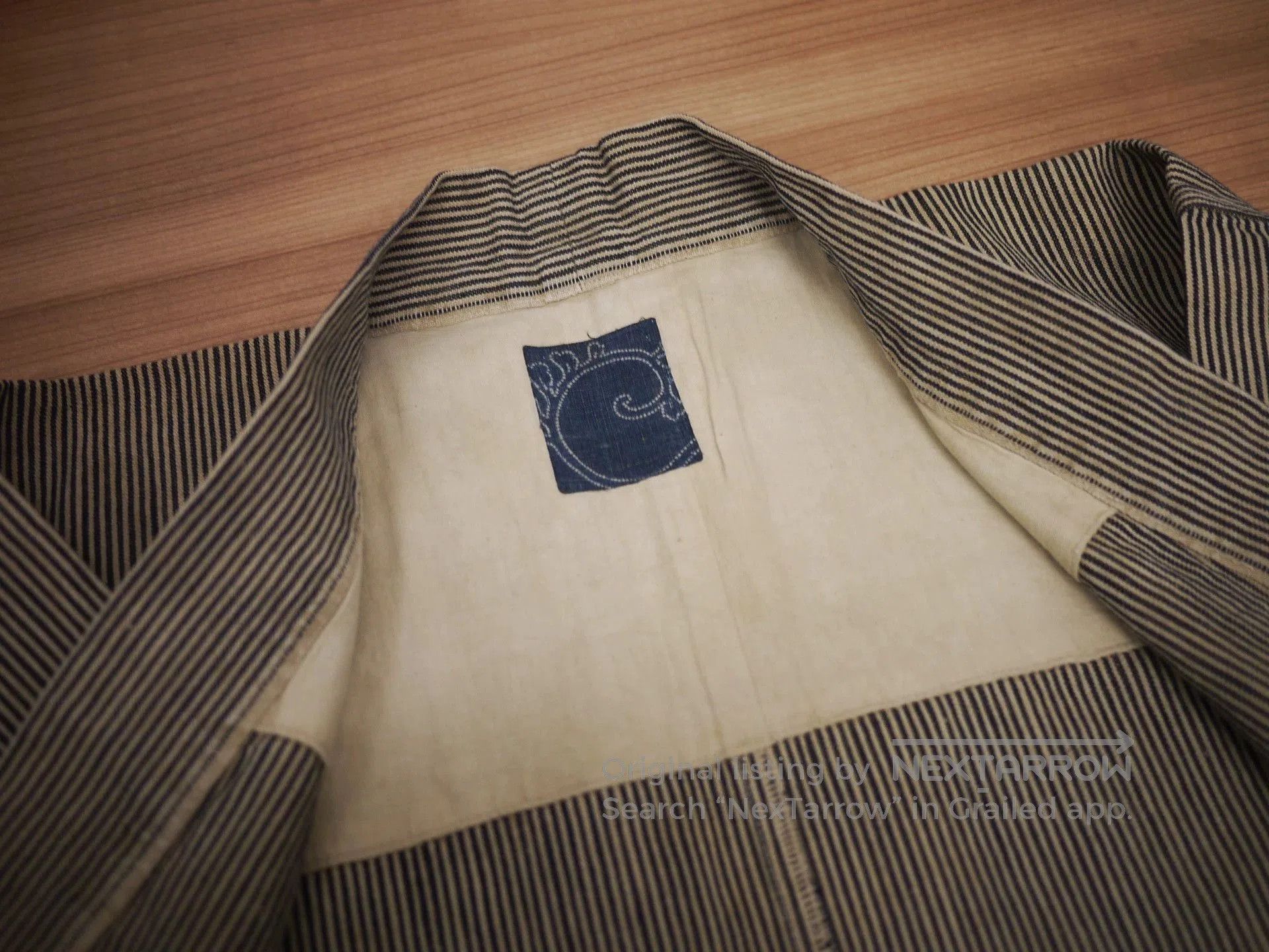 Visvim Blue Striped Long Sleeve Button-Up Shirt. Size US M / EU 48-50 / 2 - 5 Thumbnail