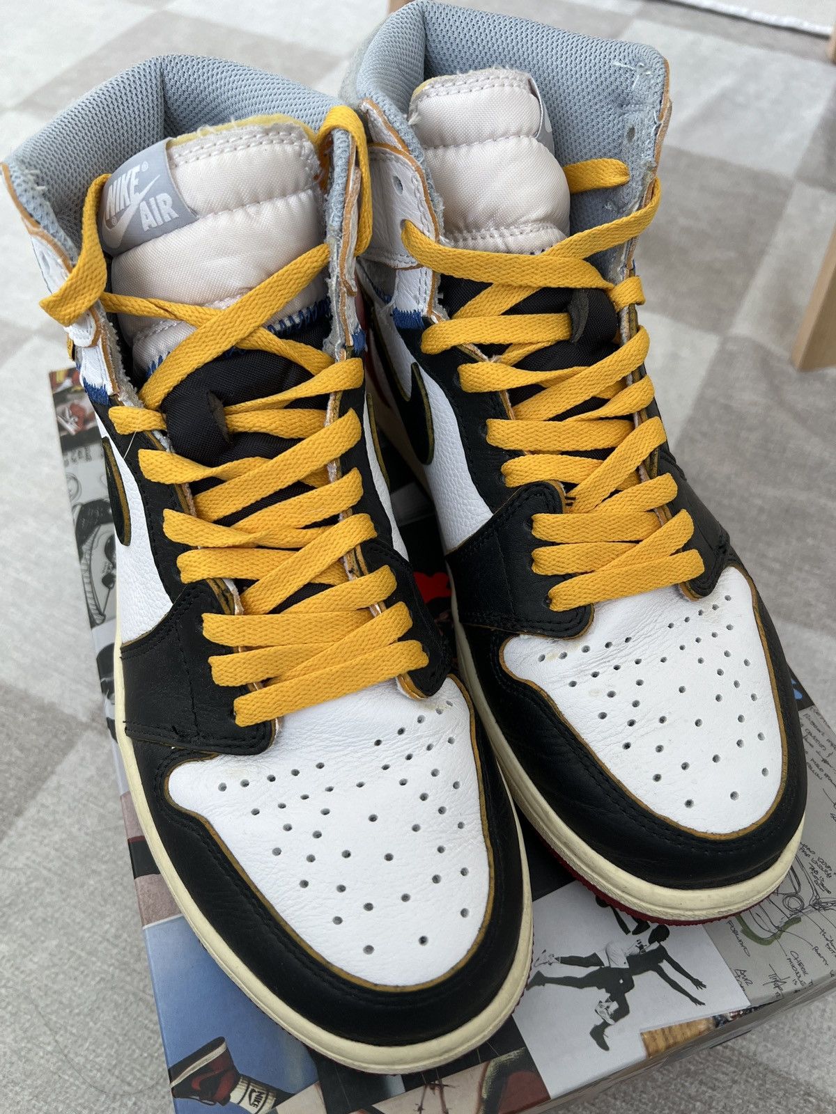 Jordan Brand × Union LA Jordan 1 x union la retro hi black toe varsity red 8.5us Size US 8.5 / EU 41-42 - 7 Thumbnail