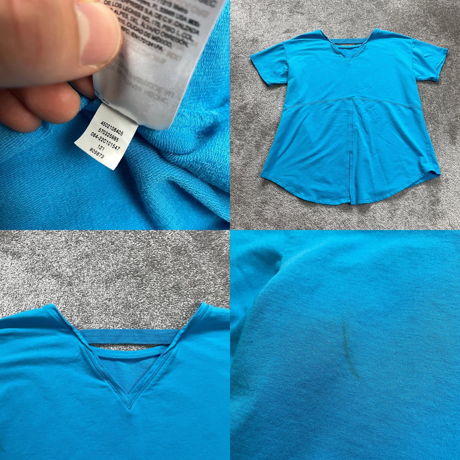 Vintage VINTAGE Chico's Zenergy T-Shirt Women Large Blue Casual Short Sleeve Cotton Modal Spandex 90s Size L / US 10 / IT 46 - 8 Thumbnail