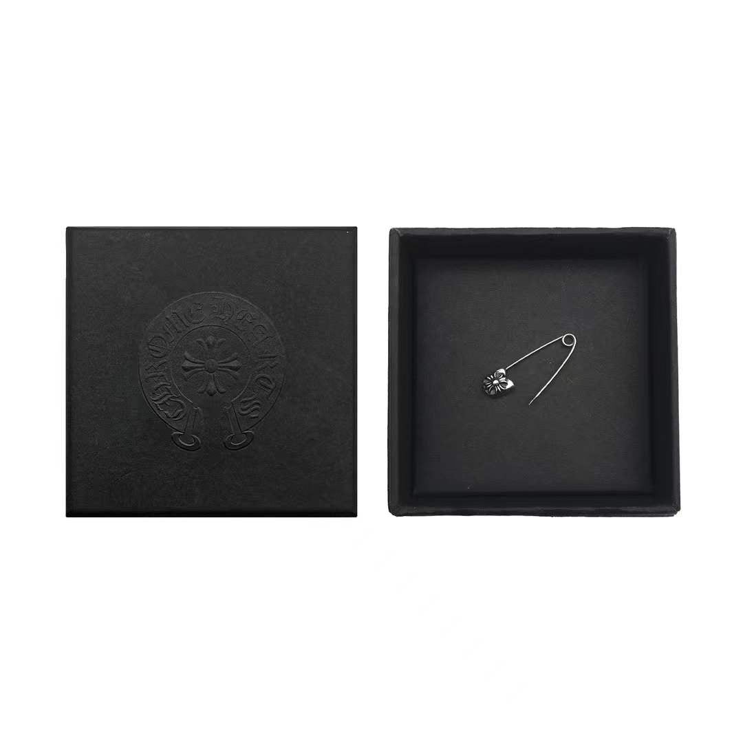 Chrome Hearts Chrome Hearts Silver Cross Safety Pin Size ONE SIZE - 4 Thumbnail