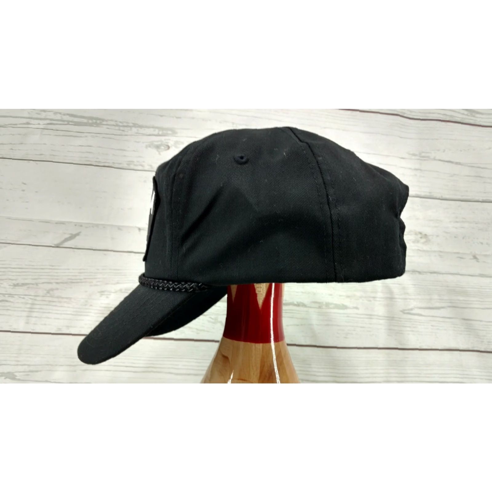 Vintage VINTAGE POW MIA Hat Snapback Cap Military You Are Not Forgotten Patch Men Adult Black 5 Panel Adjustable Nissun Size ONE SIZE - 4 Thumbnail