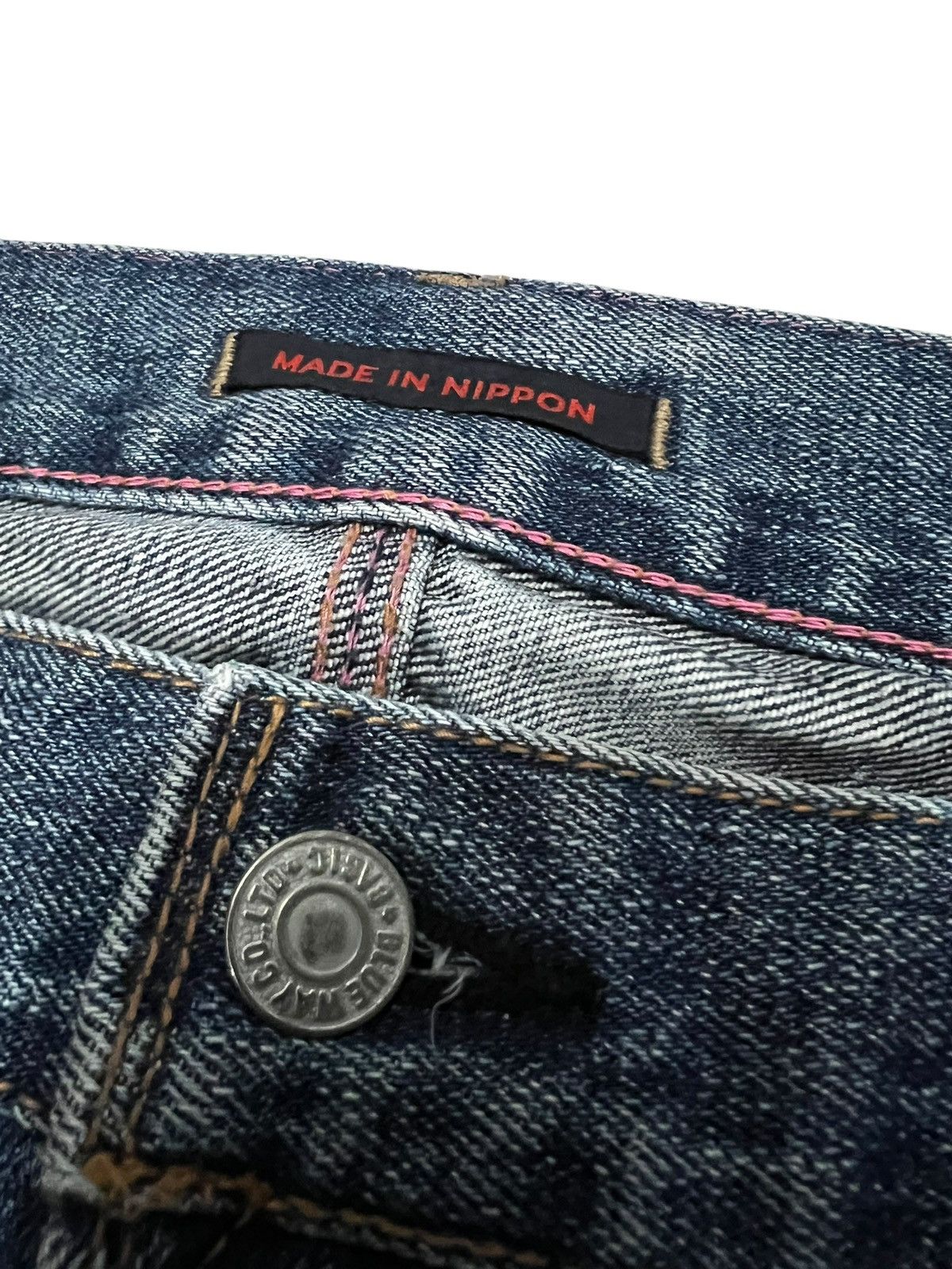 Japanese Brand Vintage Blue Way Japanese Brand Distress Clawmark Jean Size US 34 / EU 50 - 8 Thumbnail