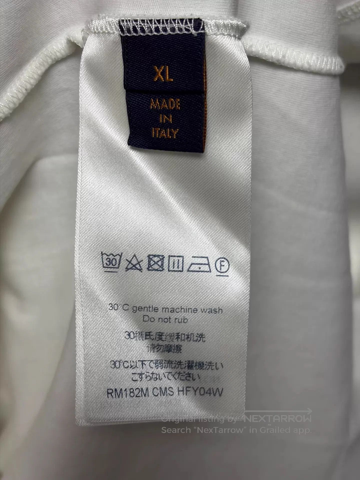 Louis Vuitton White Short Sleeve Graphic Tee - XL. Size US XL / EU 56 / 4 - 4 Thumbnail
