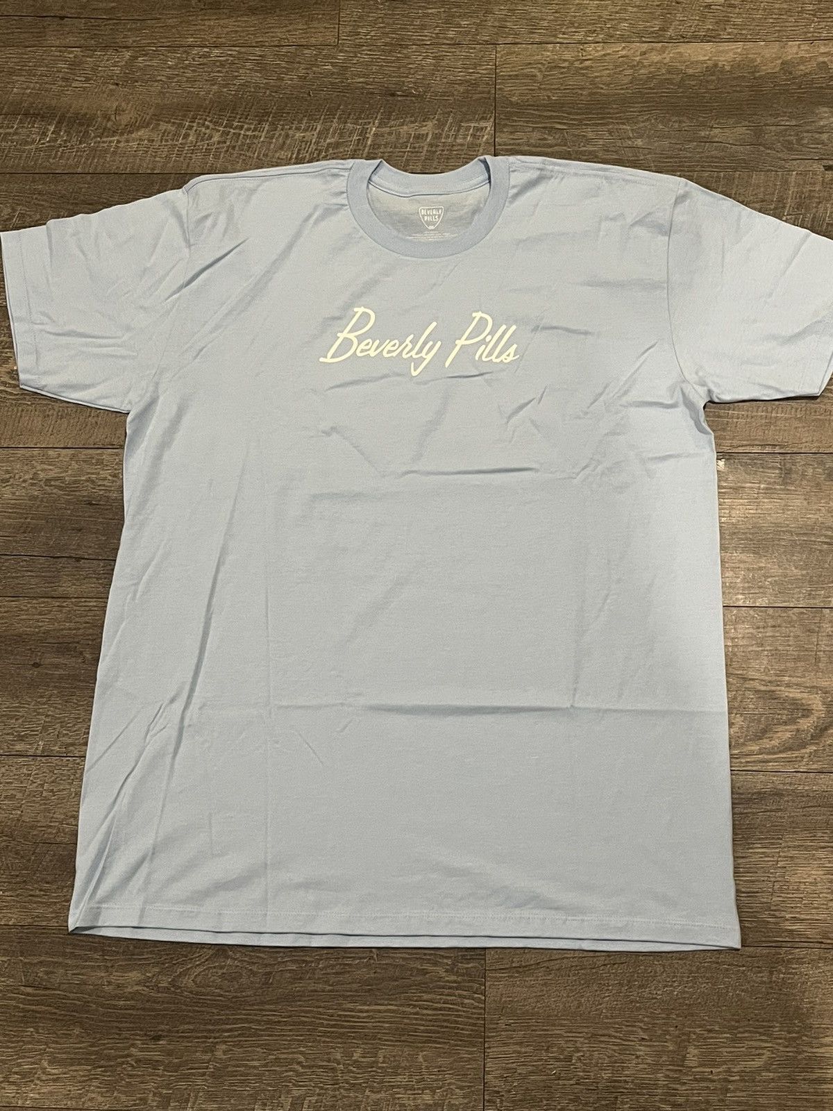 Designer Beverly Pills Blue Tee Size XL Size US XL / EU 56 / 4 - 1 Thumbnail