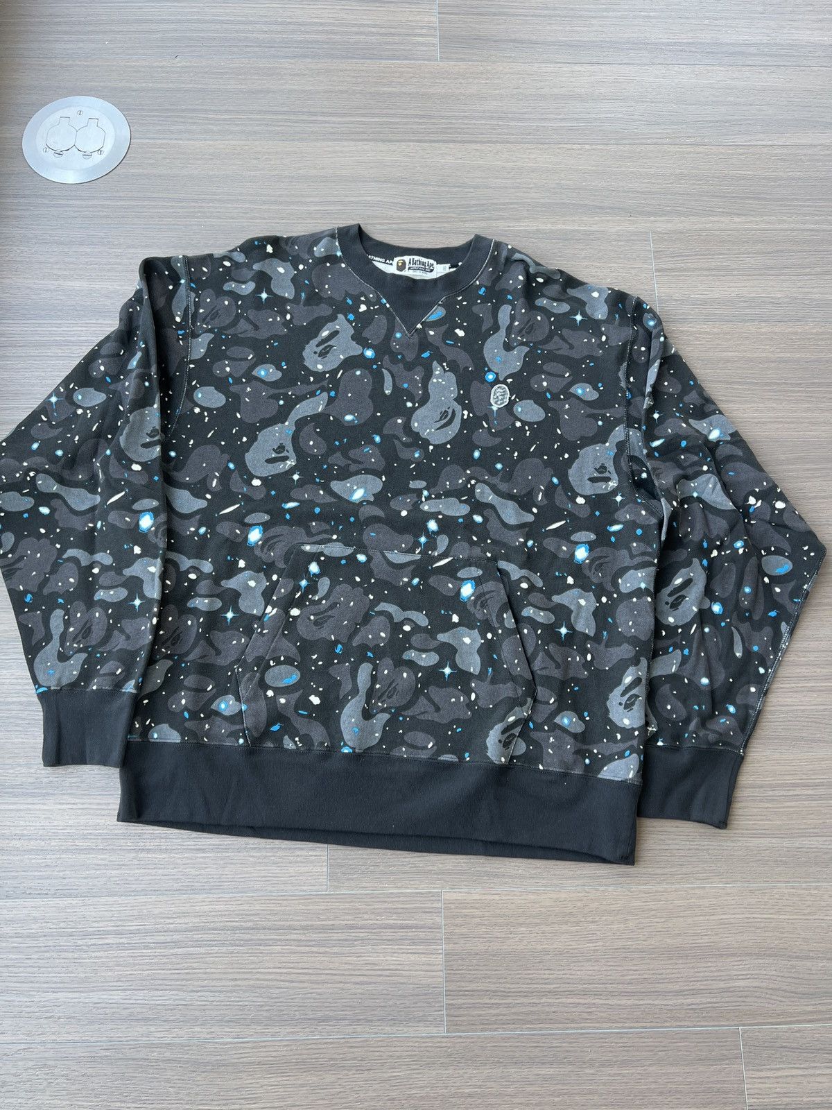 Bape Bape Glow in the Dark Space Camo Sweatshirt Size US XXL / EU 58 / 5 - 8 Thumbnail