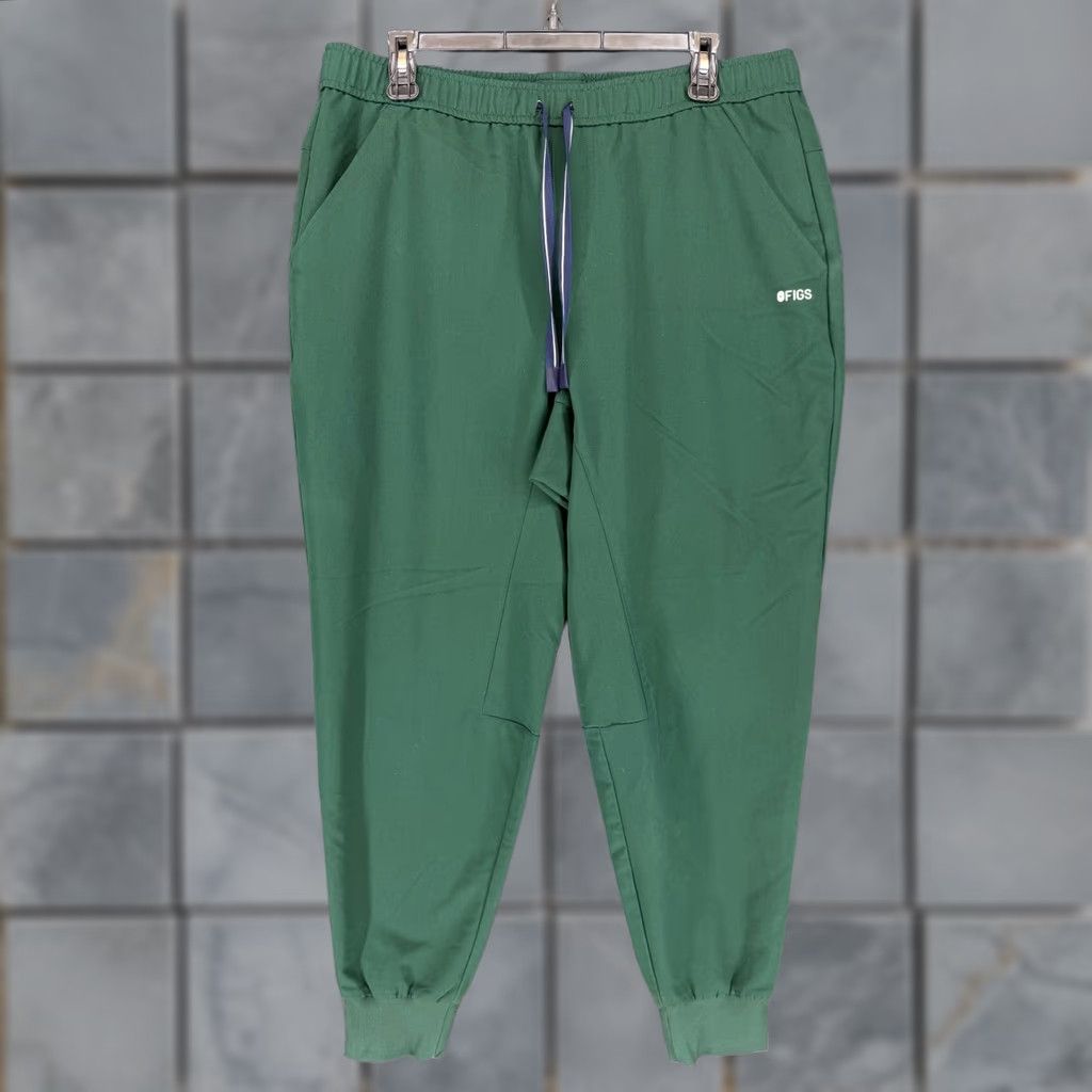Vintage FIGS Technical Collection Green Scrub Jogger Pants Mens XL Size US 36 / EU 52 - 1 Thumbnail