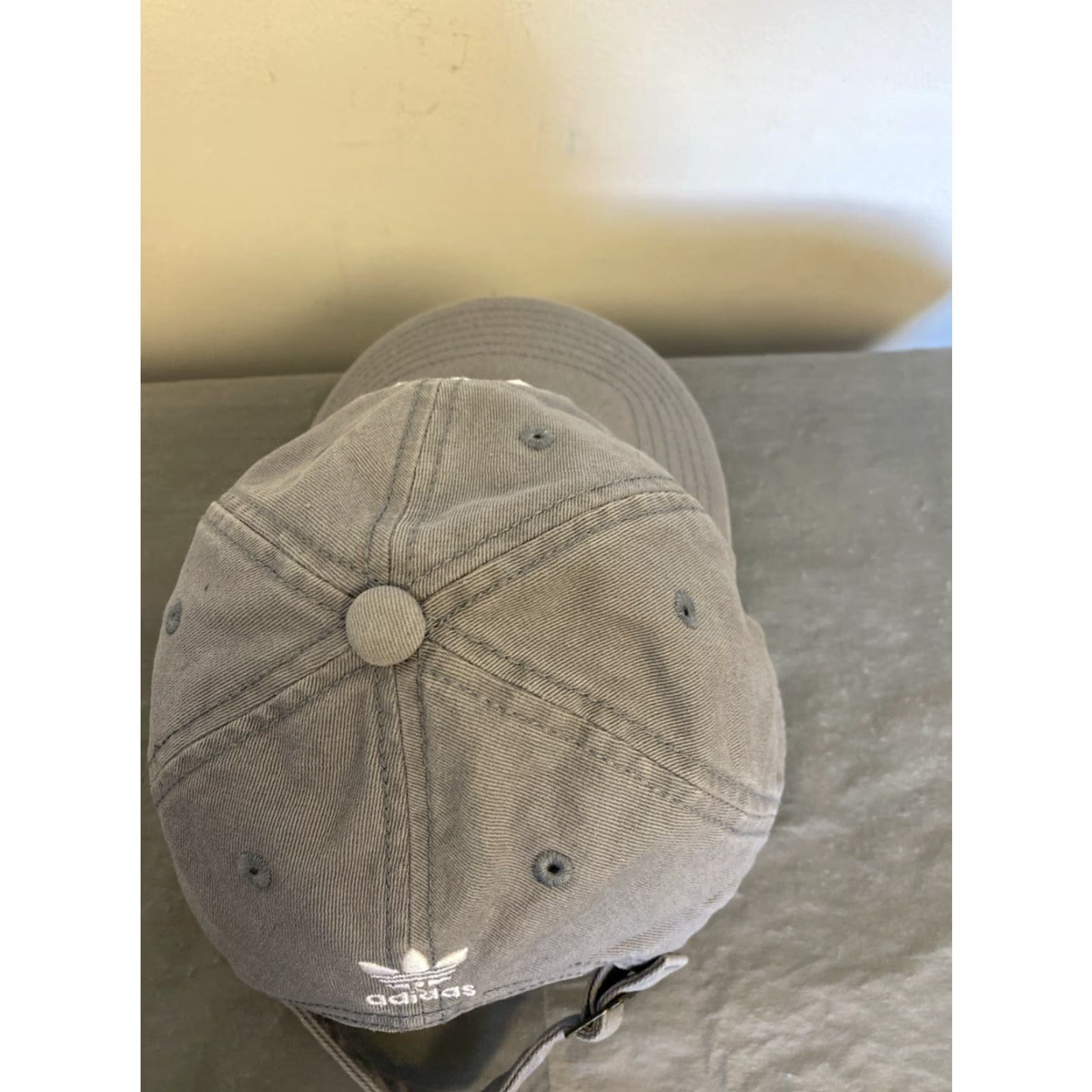 Adidas ADIDAS Golf Hat Cap Adjustable Strap Gray Mens Size ONE SIZE - 4 Thumbnail