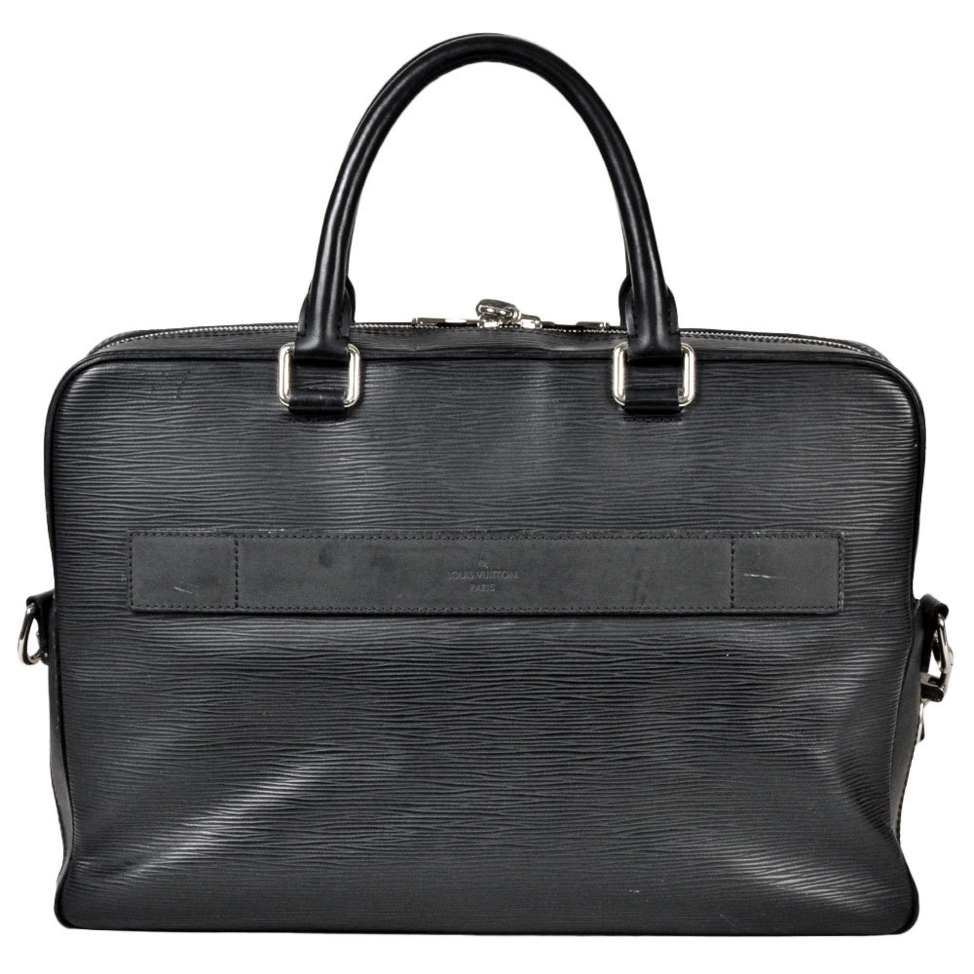 Louis Vuitton PDB Porte Document Bag Epi M54092 Noir FL4114 Shoulder Men's