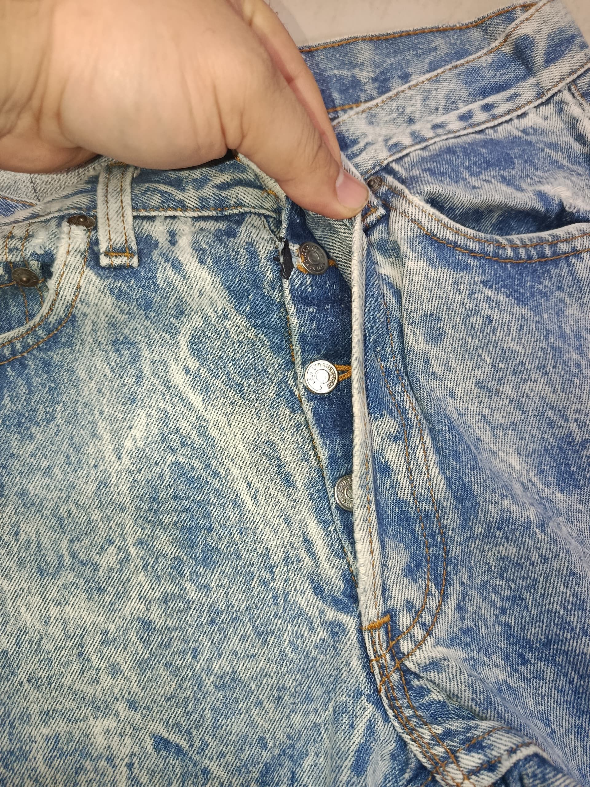 Levi's LEVIS 501 ACID WASH #552 DENIM Size US 29 - 8 Thumbnail