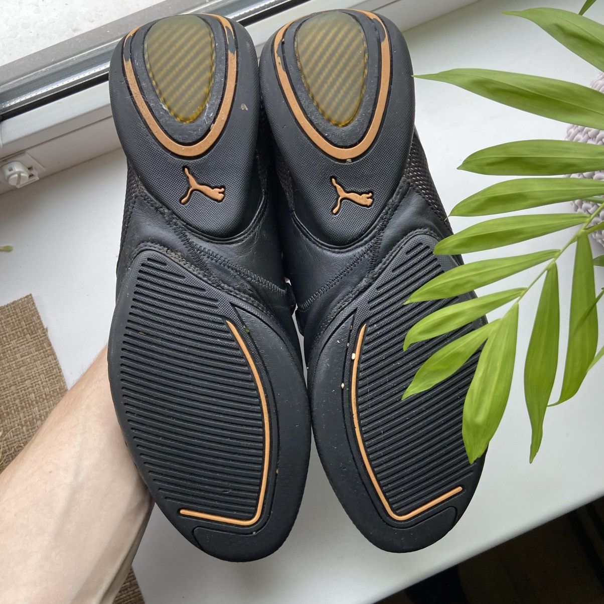 Puma 📌 Y2K Vintage Puma Speedcat Low Top Black Leather Sneakers Size US 11.5 / EU 44-45 - 8 Thumbnail