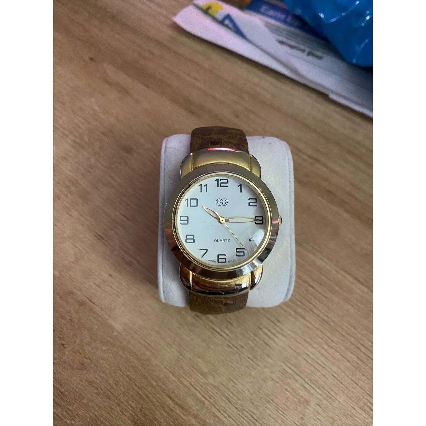 Other GG Ostrich-Like Leather Wristwatch Watch Size ONE SIZE - 2 Thumbnail
