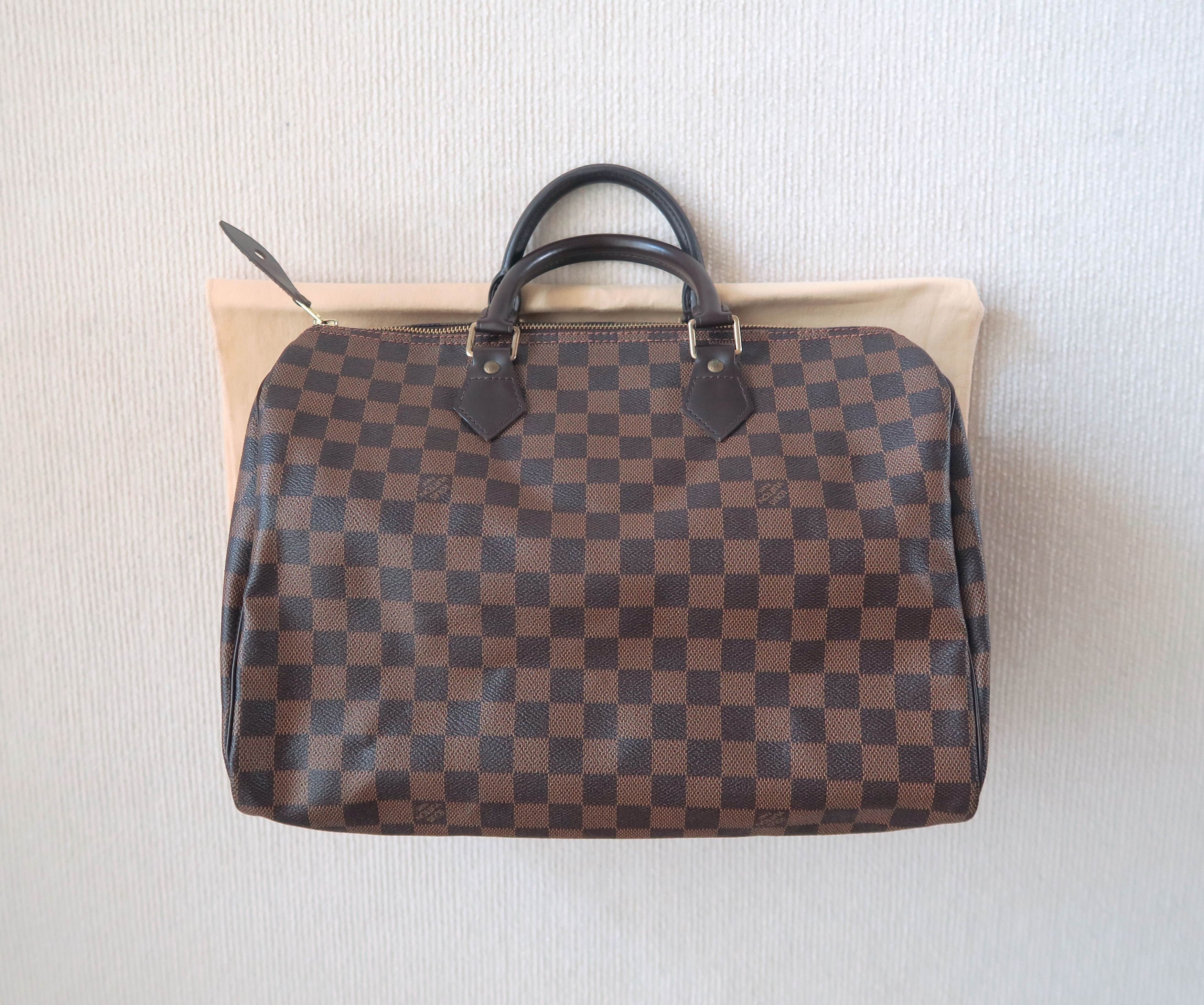 Louis Vuitton Louis Vuitton Speedy 35 Damier Ebene Handbag Size ONE SIZE - 1 Thumbnail
