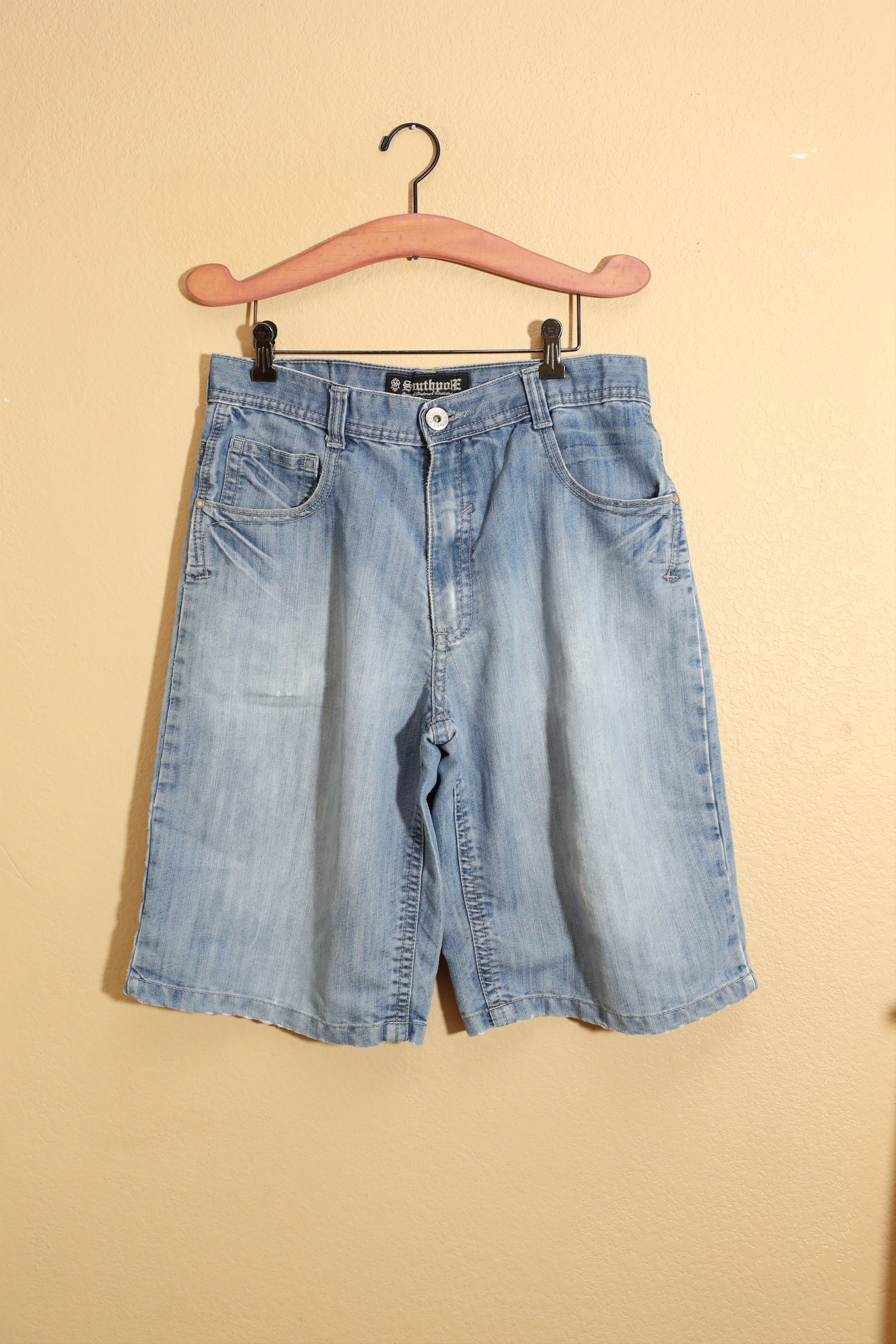 Southpole South Pole Vintage 90s Y2K Southpole Baggy Denim Shorts (32) Size US 32 / EU 48 - 1 Thumbnail