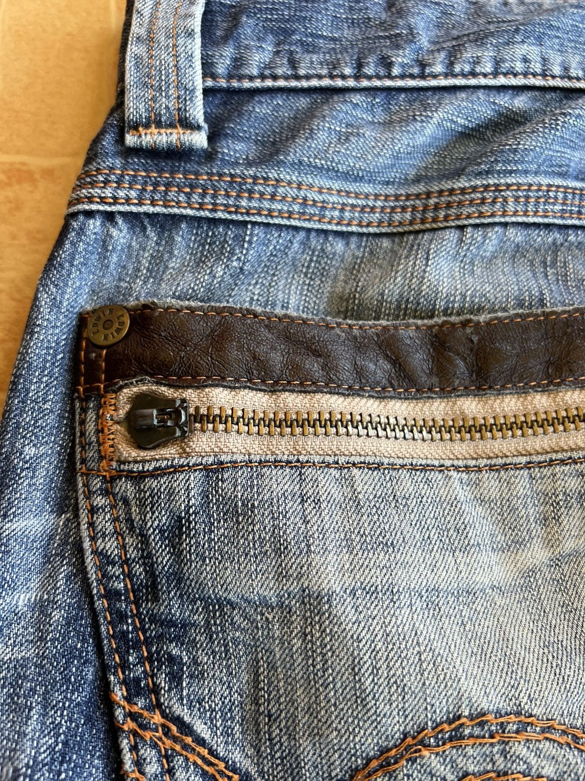 Edwin Vintage Edwin 503 Flare Mud Wash Jean Size US 31 - 21 Thumbnail