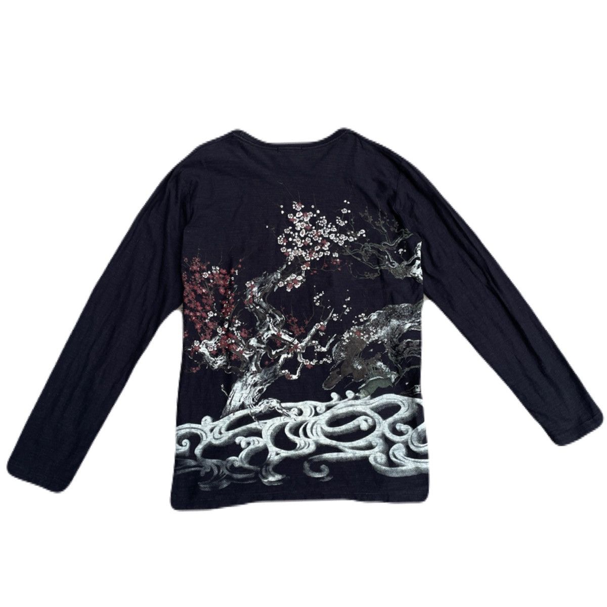 If Six Was Nine 2000s Japanese Yakuza Sukajan Long Sleeve Tee Archive Y2K Size US L / EU 52-54 / 3 - 2 Thumbnail
