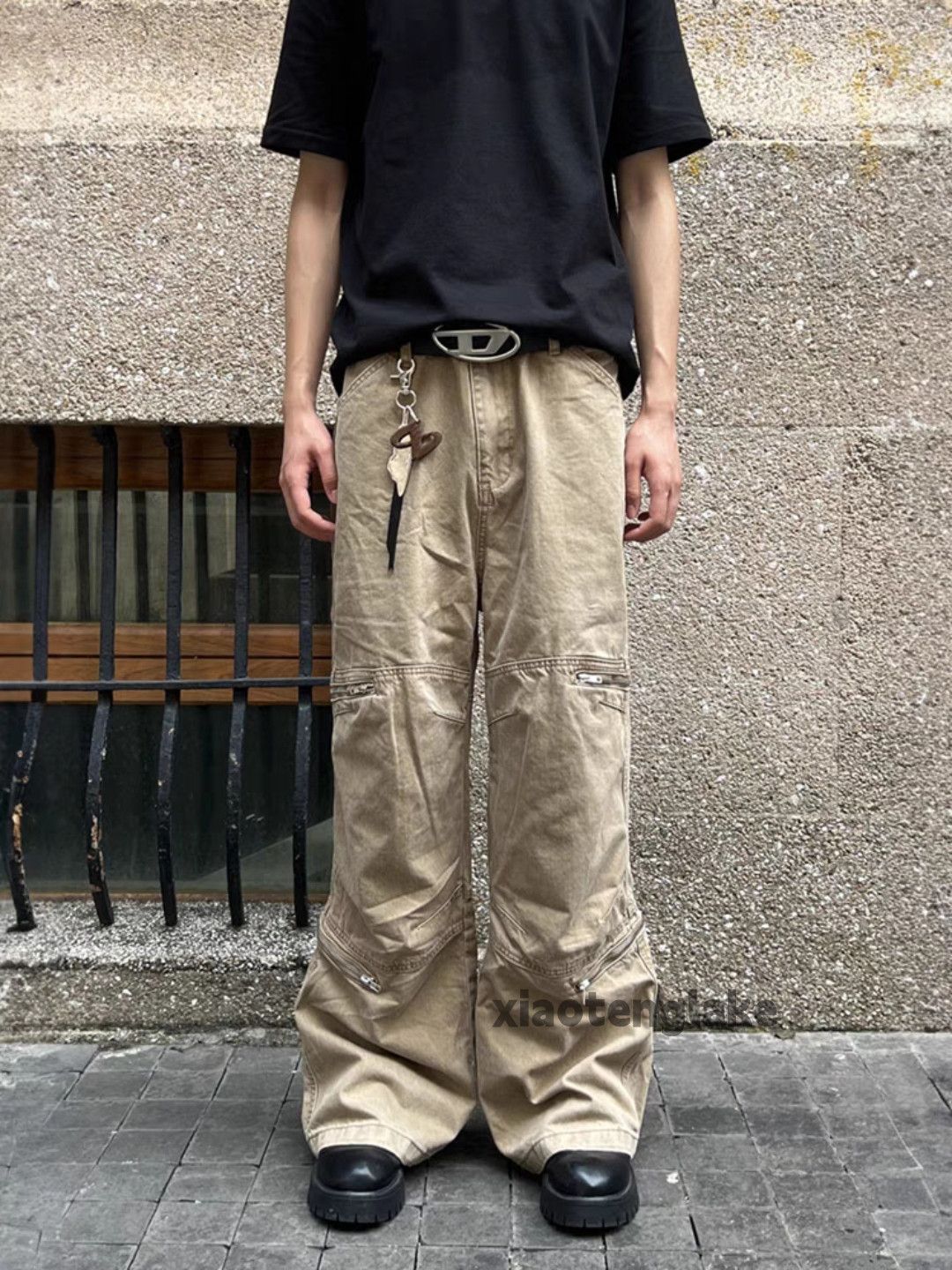 Designer × Japanese Brand × Vintage washed faded utility skate hiphop work cargo pants Size US 32 / EU 48 - 2 Thumbnail