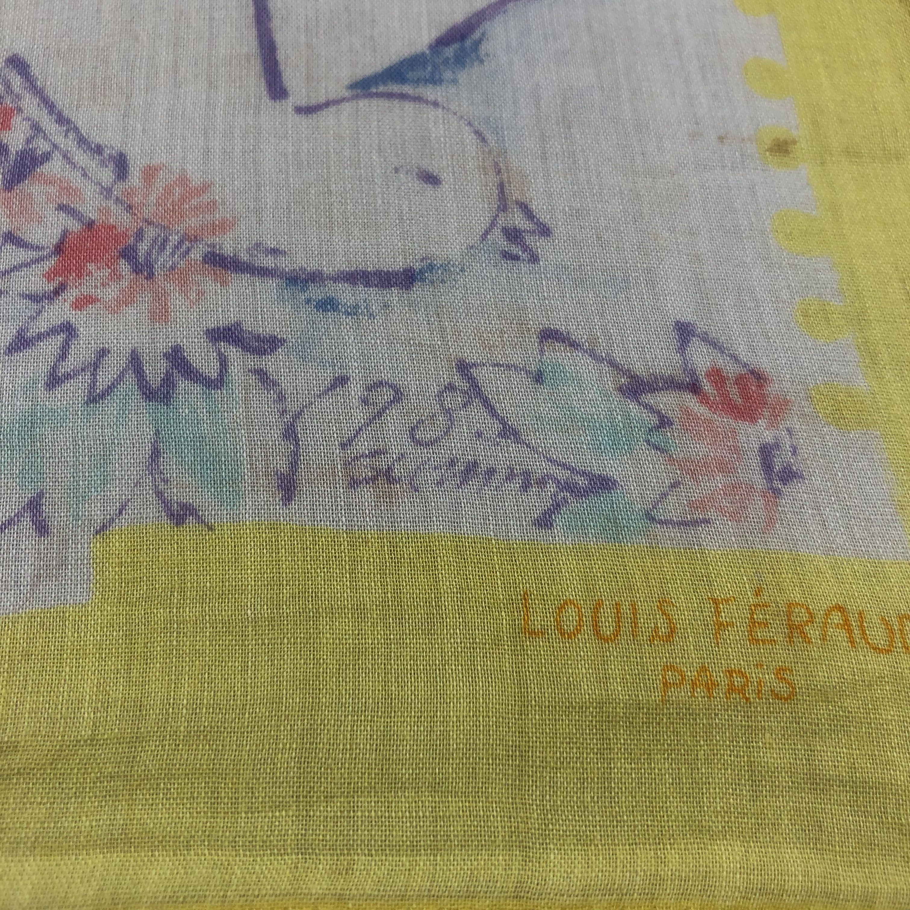 Louis Feraud × Vintage Louis Feraud Handkerchief Neckerchief Bandana H1823 Size ONE SIZE - 5 Thumbnail