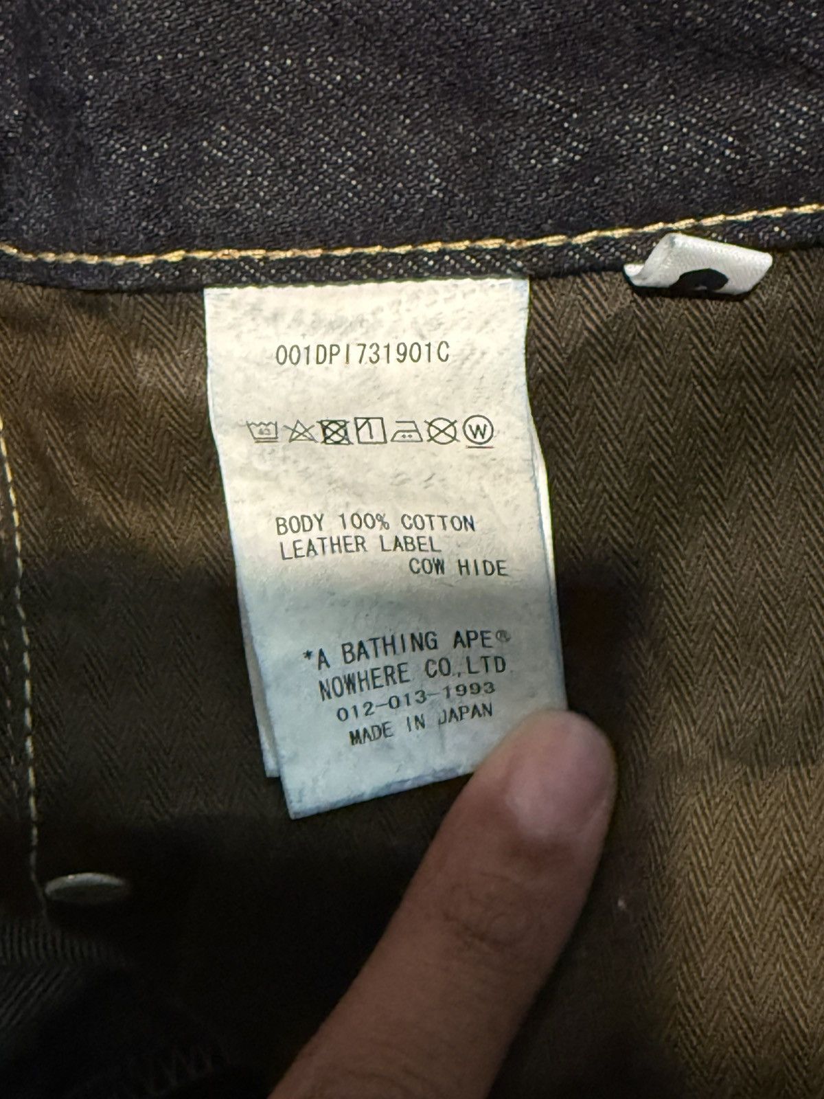 Bape × October's Very Own Medium Bape x OVO denim jeans Size US 30 / EU 46 - 14 Thumbnail