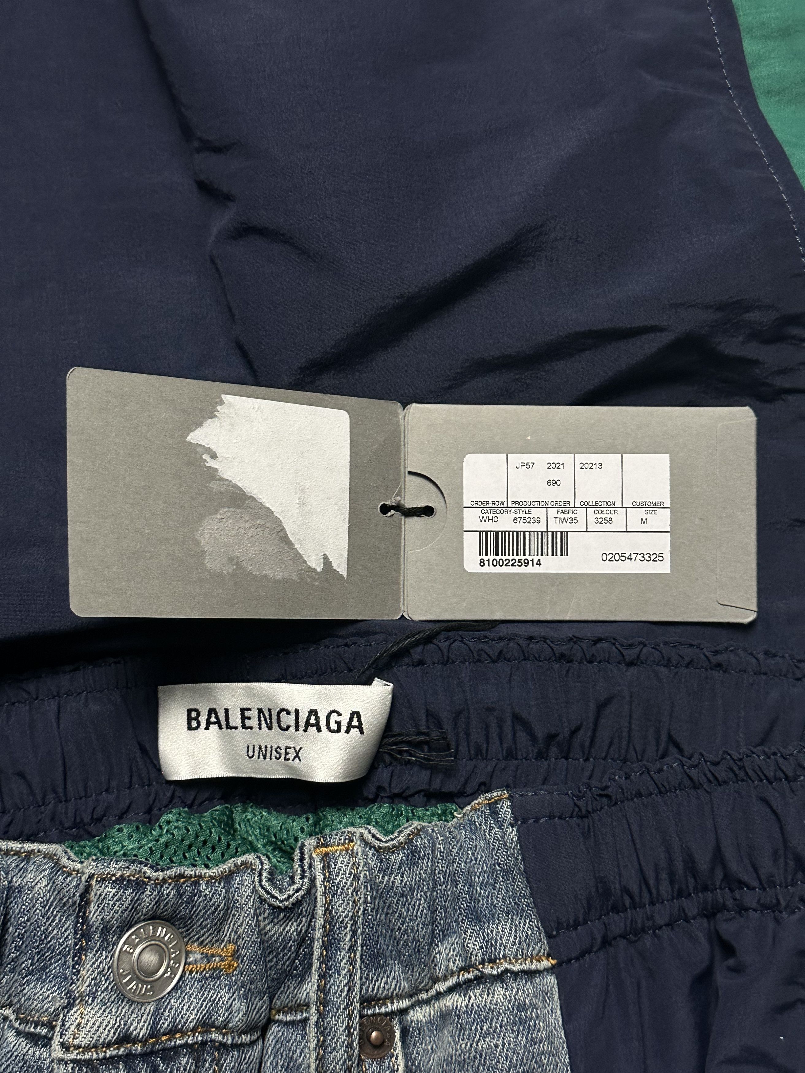 Balenciaga Hybrid Jeans x Track Pants | Made in Italy Size US 32 / EU 48 - 6 Thumbnail