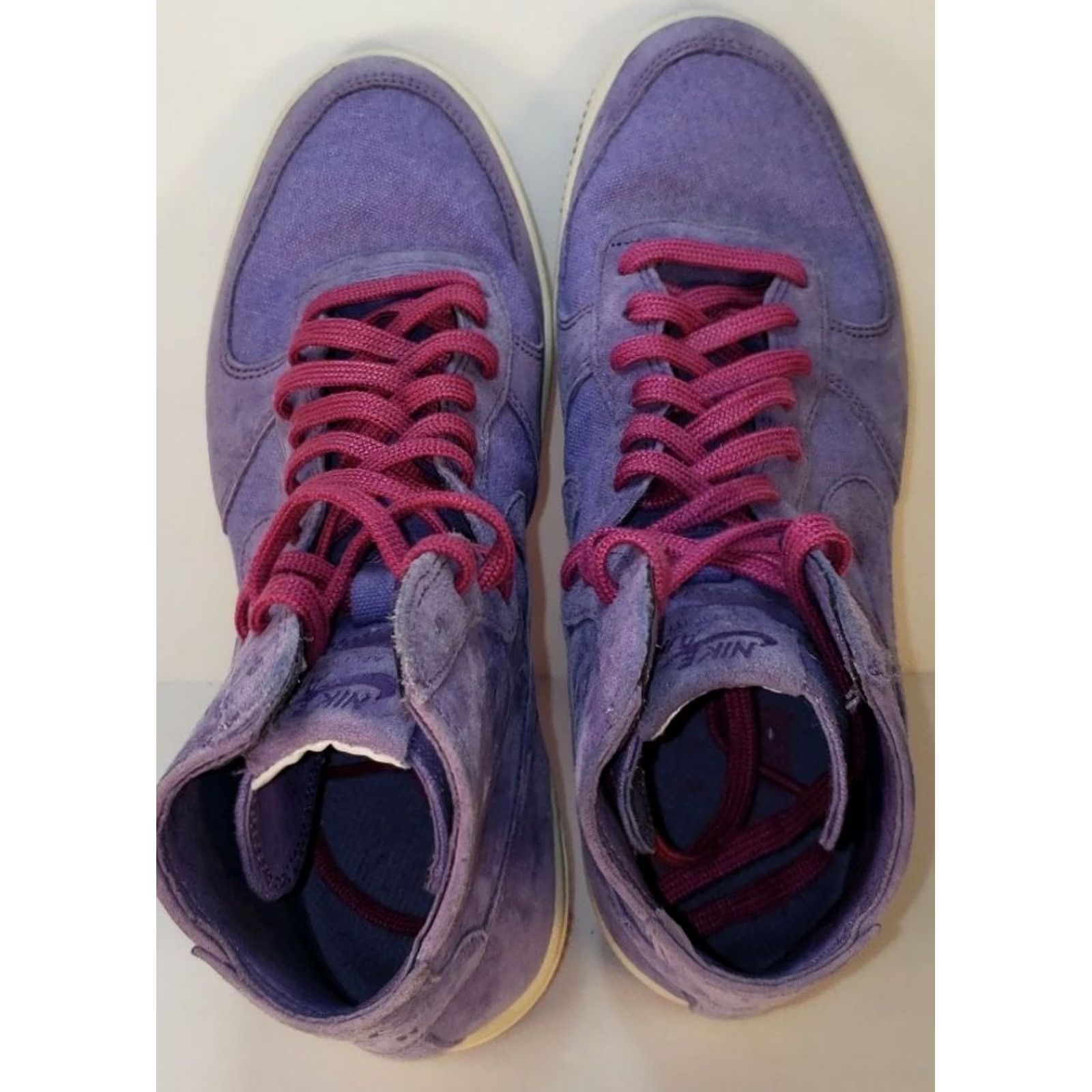 Nike Nike Air Force 1 Light Hi Decons Purple/Rave Pink Women's 6M 36.5EU 538226-500 Shoes Size US 6 / IT 36 - 6 Thumbnail
