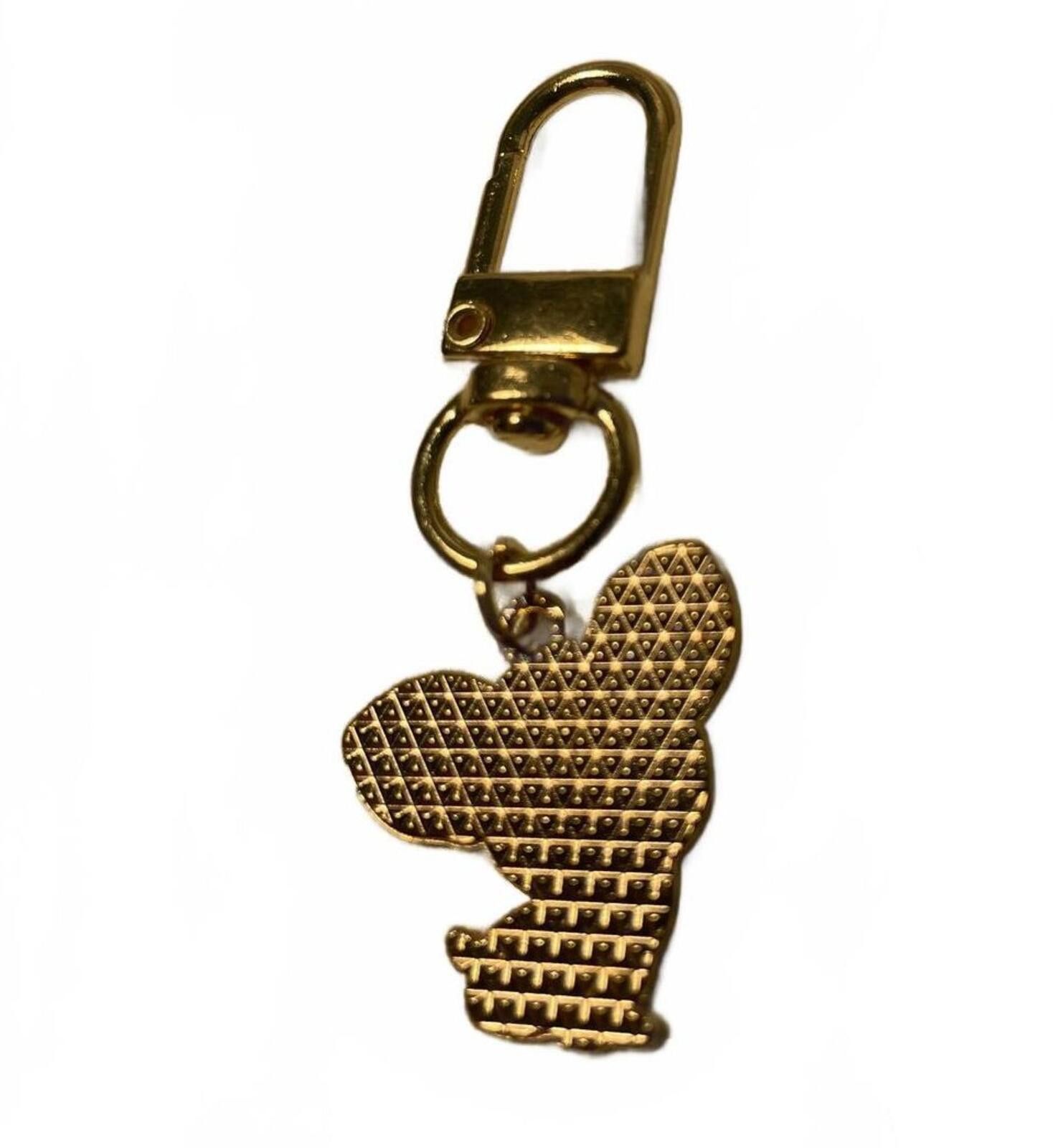 The Unbranded Brand Chihuahua Enamel Metal Keychain Charm Gold Clip Gift Animal Size ONE SIZE - 3 Thumbnail