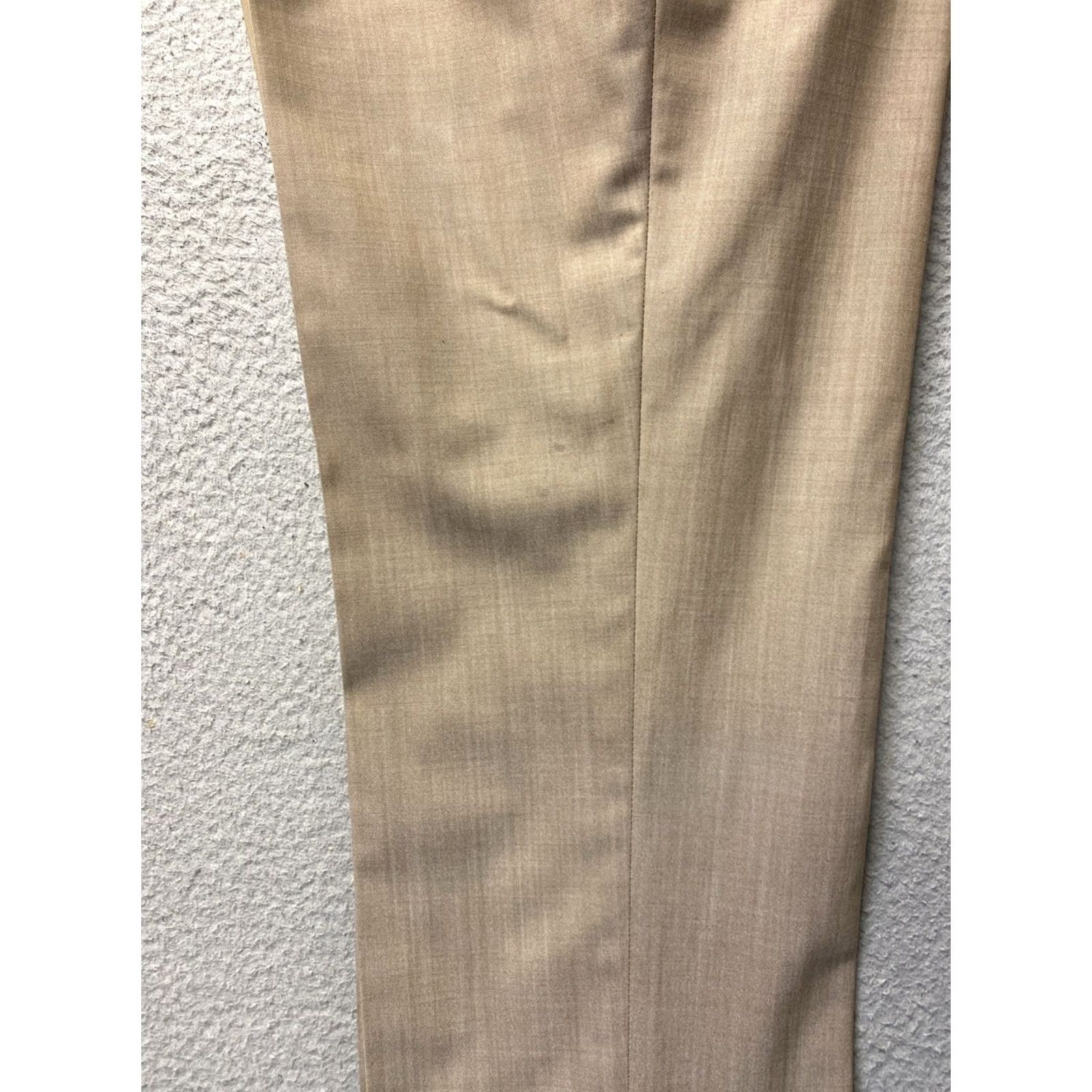 Brooks Brothers Brooks Brothers Dress Pants Mens 36x30 Sand Wool / 0903 Pants Regular Sand Mens 36x30 Dress Pants Brooks Brothers Men's Wool Sand 90s? Size US 36 / EU 52 - 2 Thumbnail