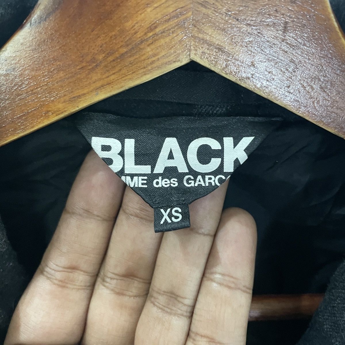Comme des Garcons Vintage Black Comme Des Garcons Iconic Petern Jacket Size US XS / EU 42 / 0 - 5 Thumbnail
