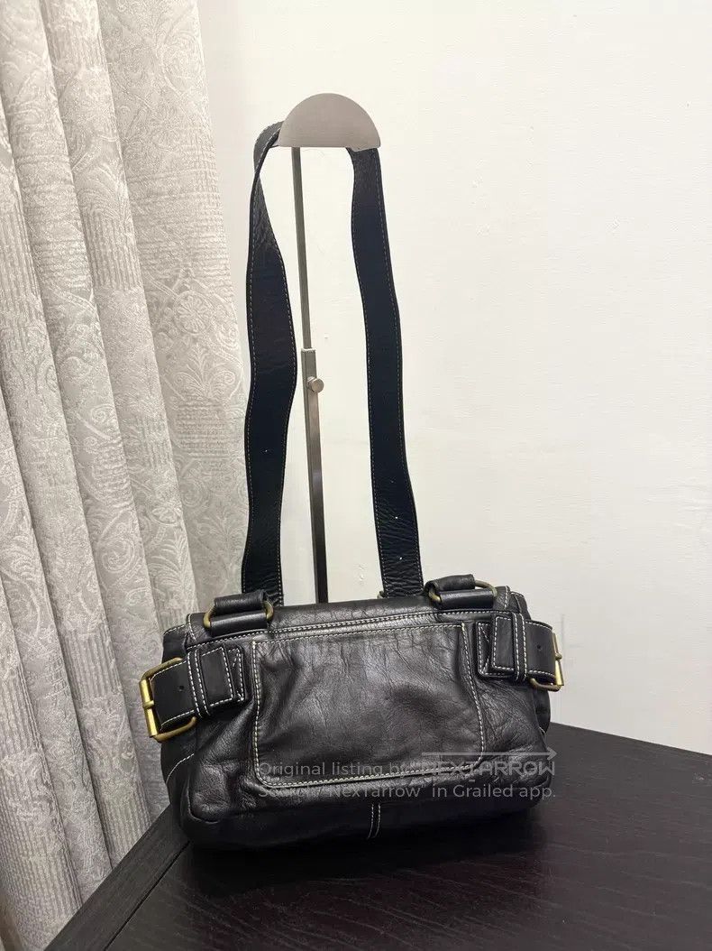 Vivienne Westwood Vivienne Westwood size os Classic Black Leather Saturn Text Size ONE SIZE - 3 Thumbnail