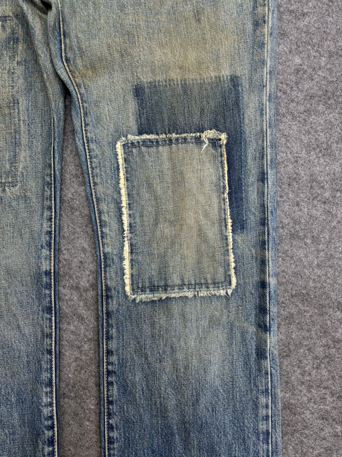 PPFM 💥PPFM Patchwork💥Archival Patchwork Distressed Denim F595 Size US 33 - 5 Thumbnail