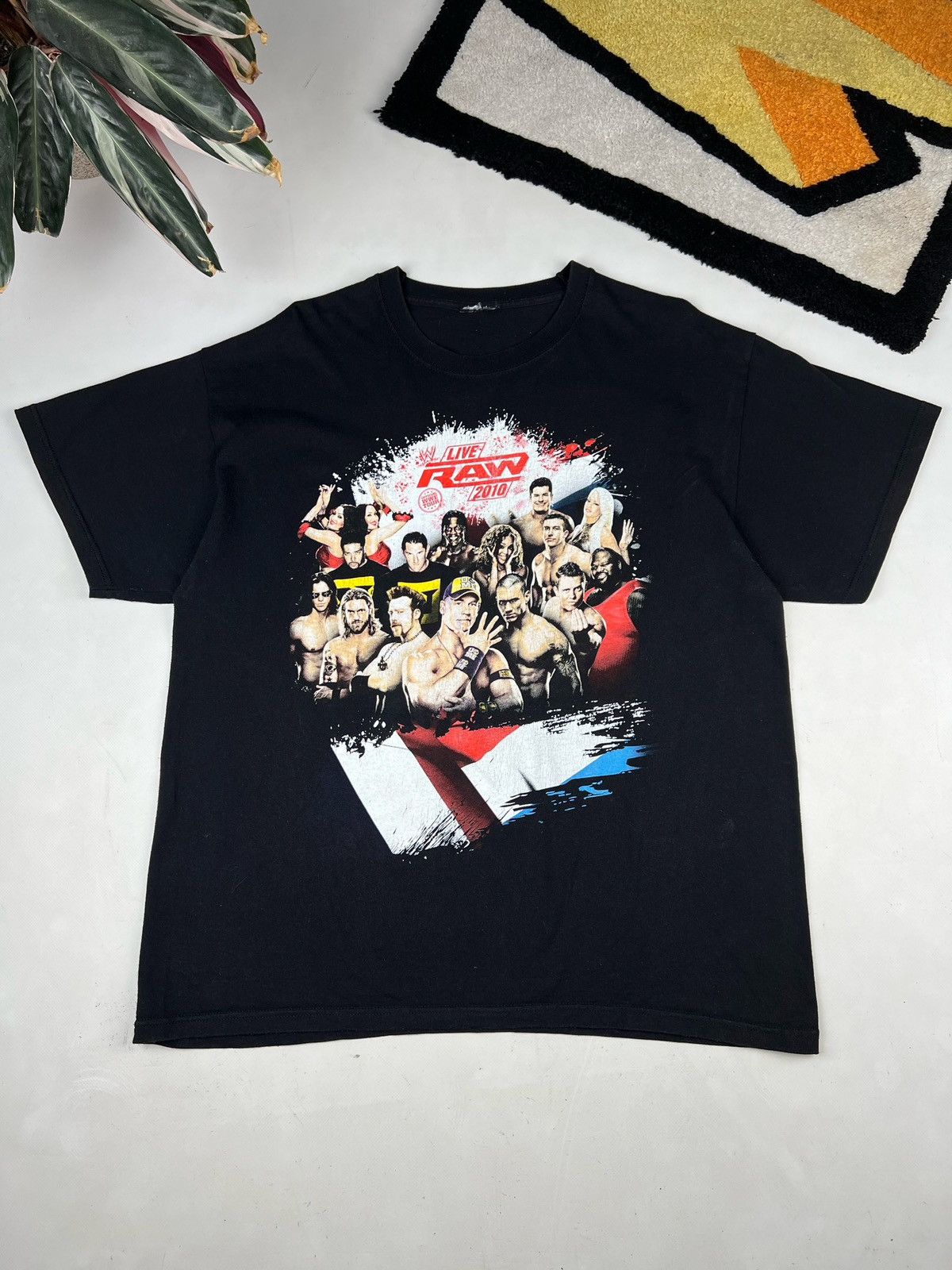 Vintage × WWE × WWF WWE The Raw 2010 Wrestling Tee vintage tshirt Size US XL / EU 56 / 4 - 1 Thumbnail