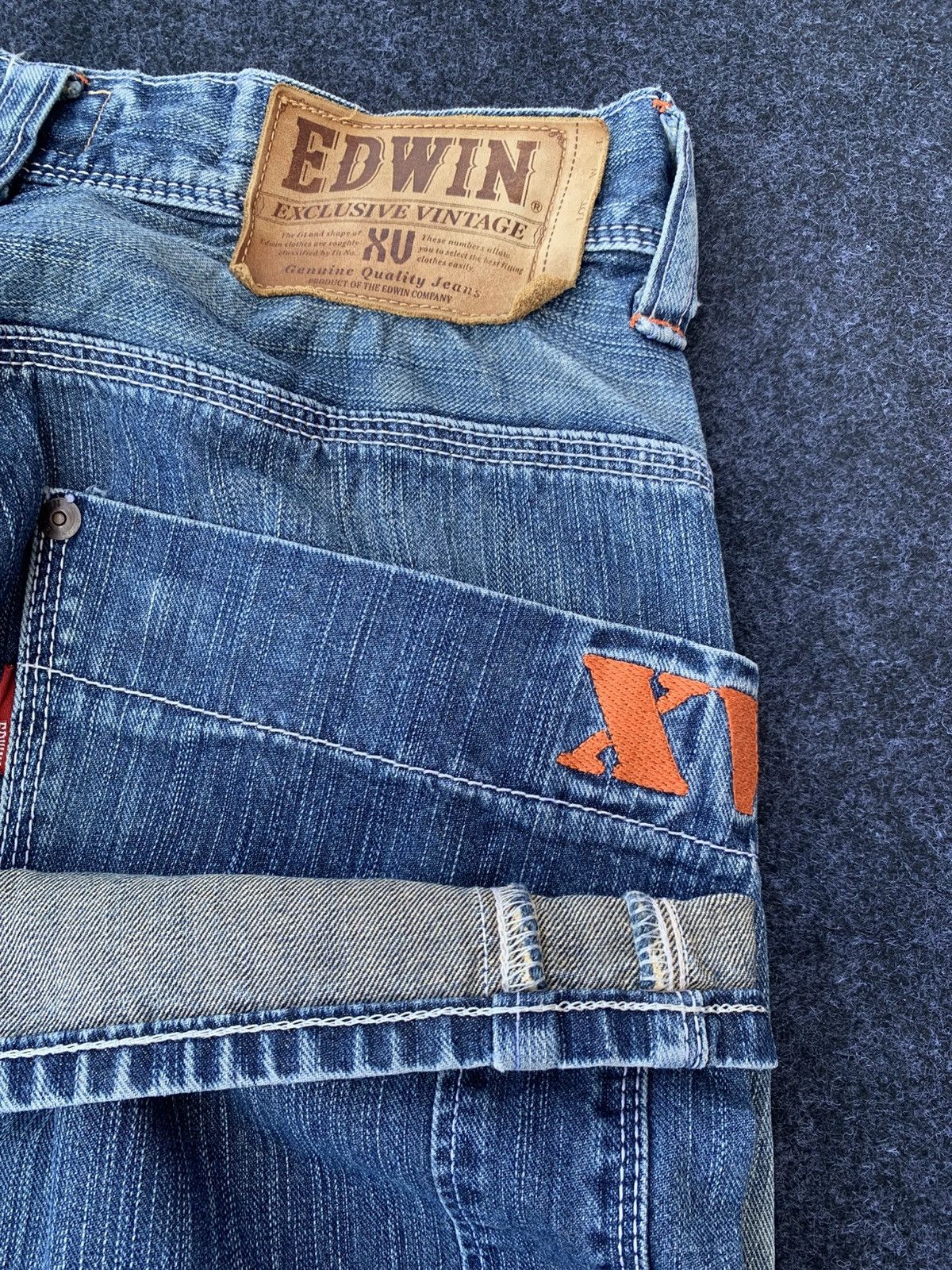 Edwin Edwin XV Exclusive Vintage Baggy Denim Wide Leg Jeans (26) Size US 30 / EU 46 - 3 Thumbnail